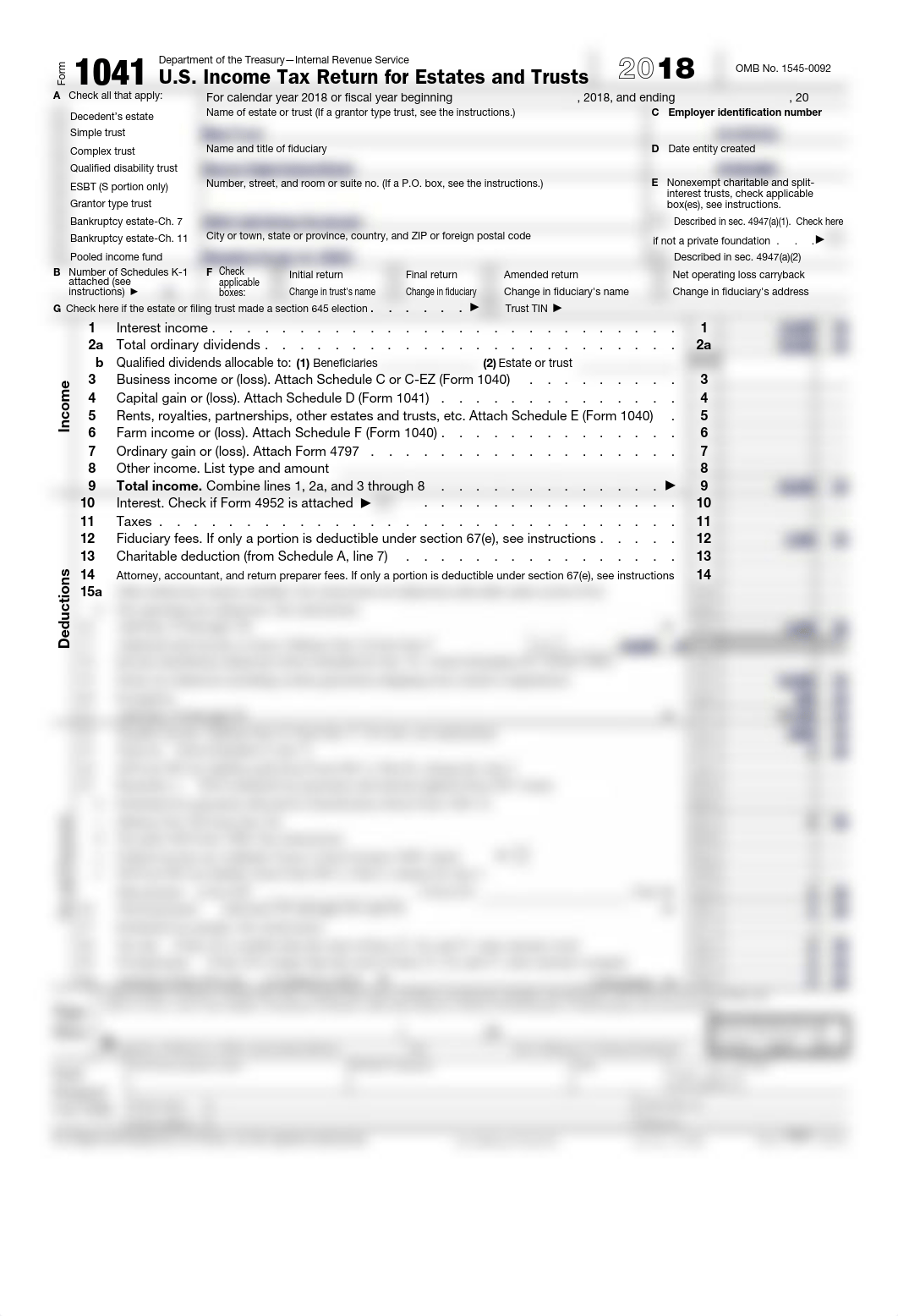 Fiduciary Tax Return - Form 1041_Harrell.pdf_d70crmq7kfn_page1