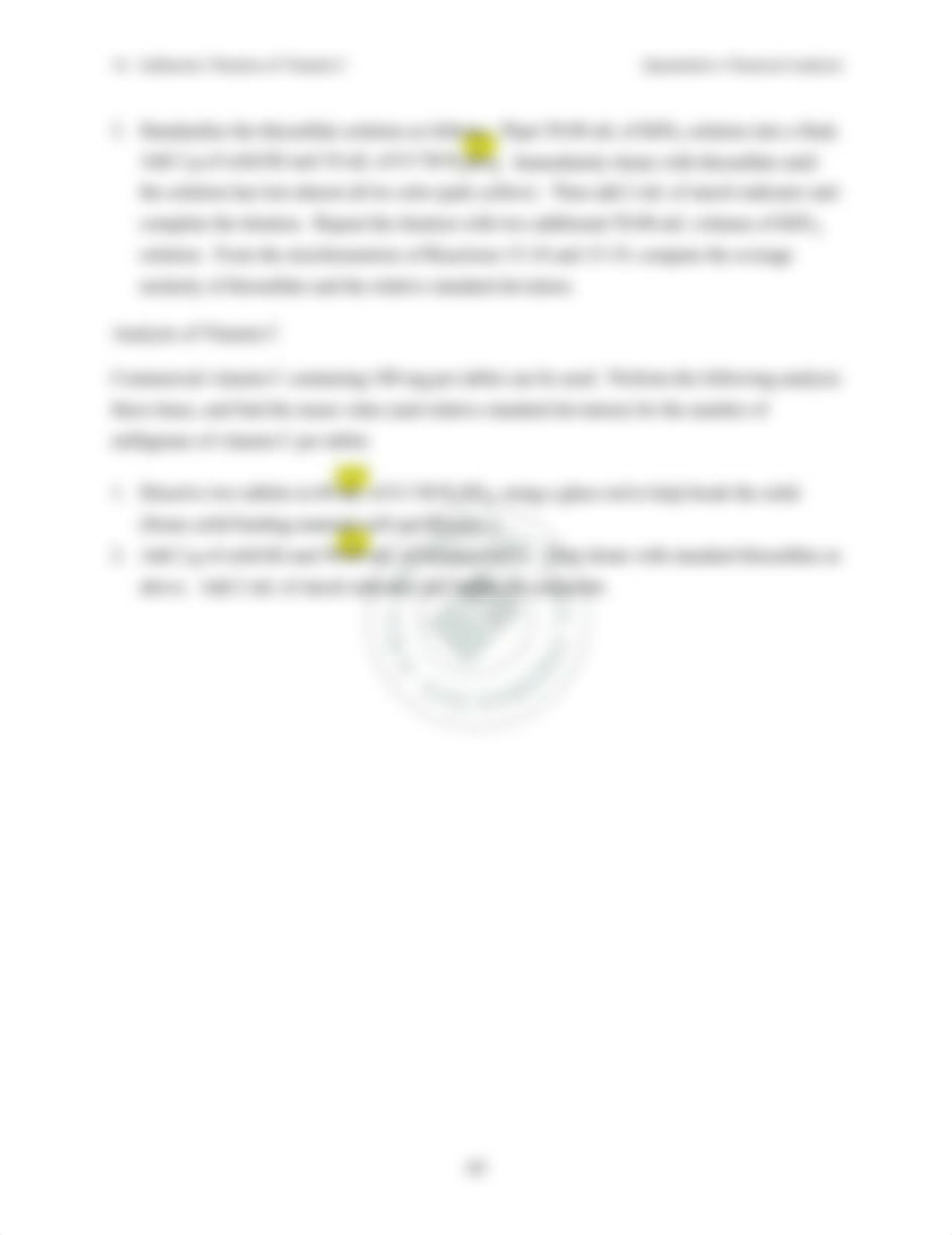 Lab lecture Iodimetric Titration of Vitamin C 8_d70dr3c92p2_page2