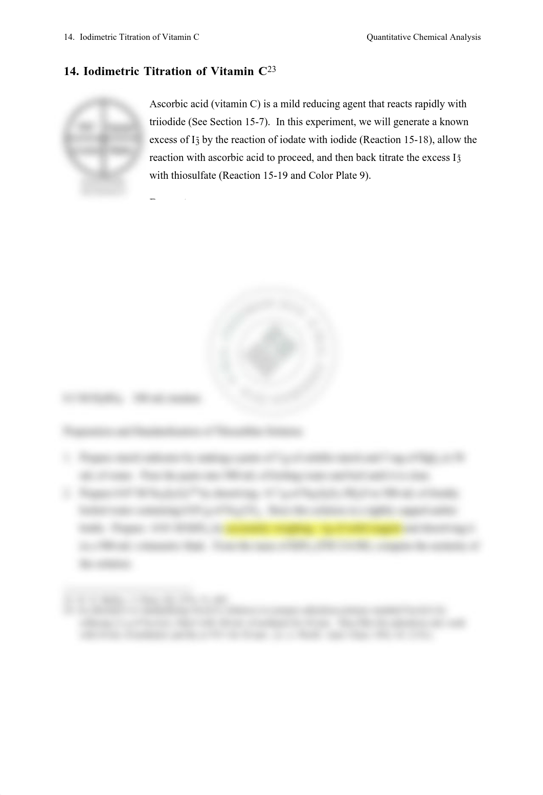Lab lecture Iodimetric Titration of Vitamin C 8_d70dr3c92p2_page1