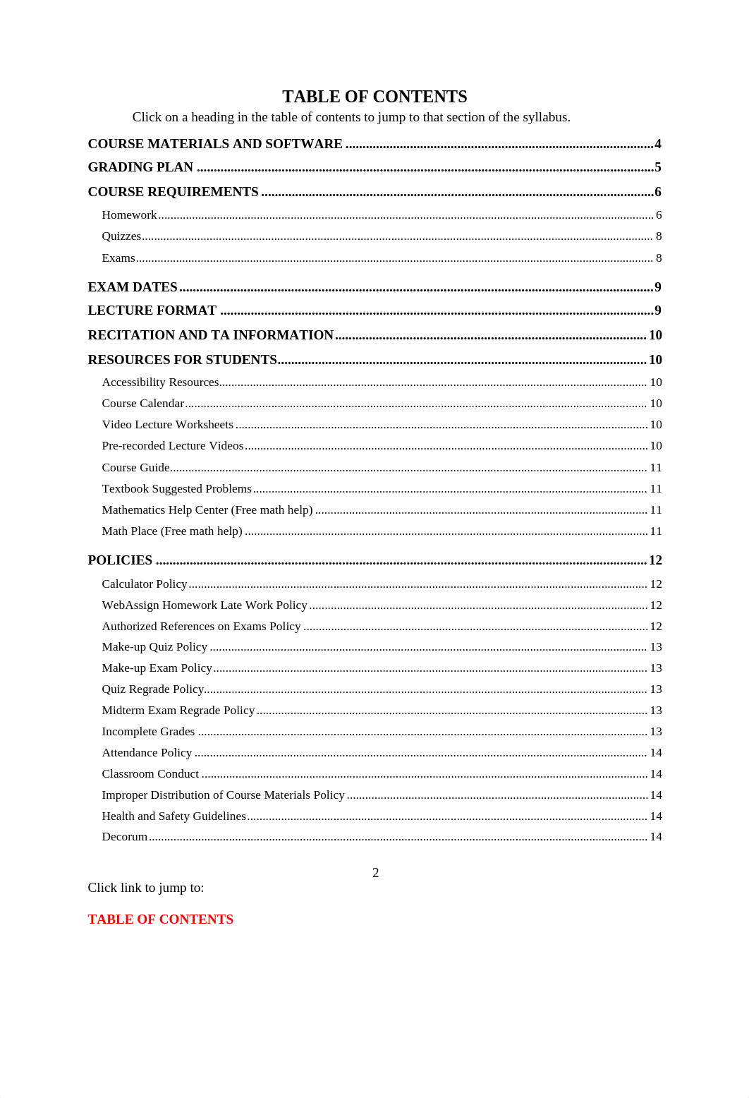 MTH 141 LR U - Fall 2023 Syllabus.pdf_d70ecjgwkpk_page2