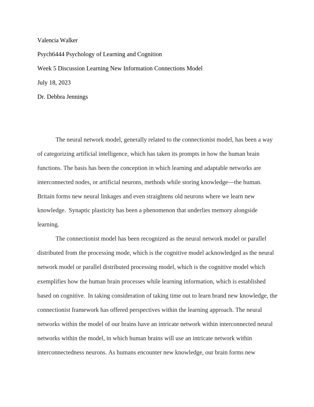 Psych 644  Week 5 Learning New Information Connections Model.docx_d70msrnf7n5_page1