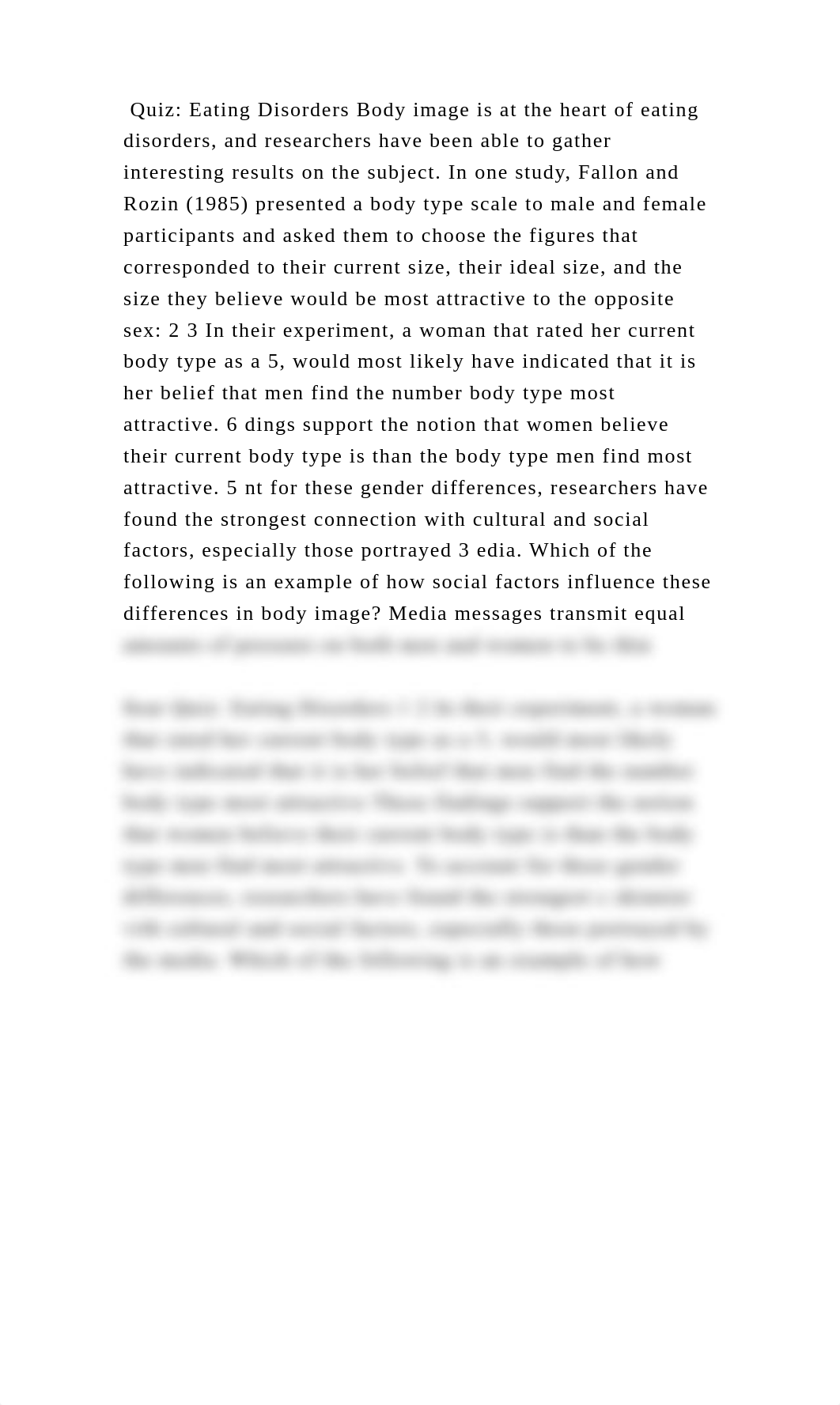 Quiz Eating Disorders Body image is at the heart of eating disorders.docx_d70ubgvg28i_page2