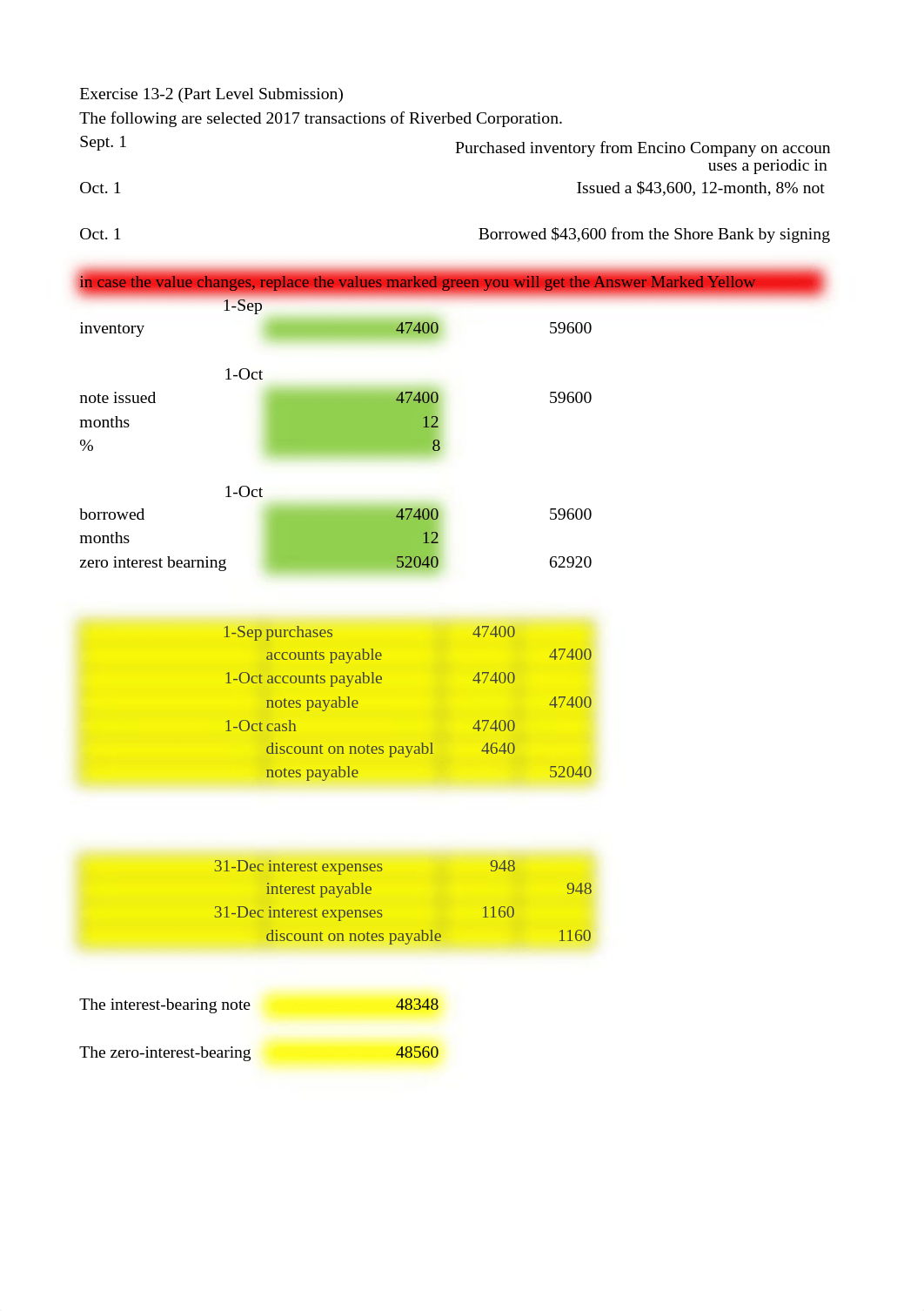 Week 4 WileyPlus Ex 13-2, Ex 13-7, Problem 14-2 (With Excel File) (1).xlsx_d7138b3t9ef_page1