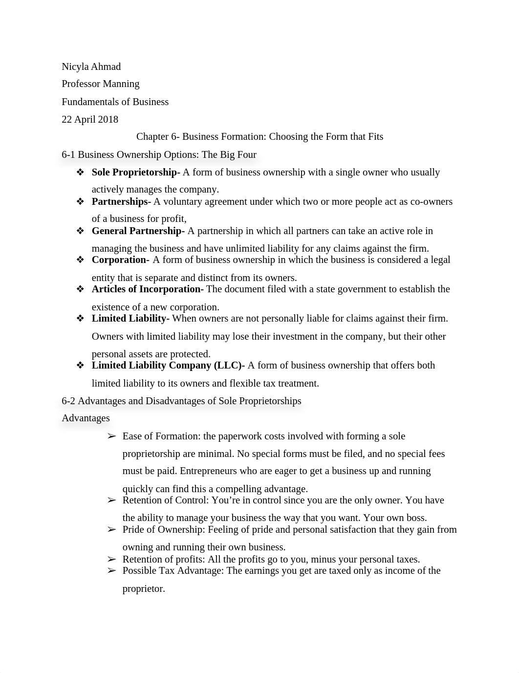 Fundamentals of Business Chapter 6- Business Formation: Choosing the Form that Fits.docx_d71496rcjl8_page1