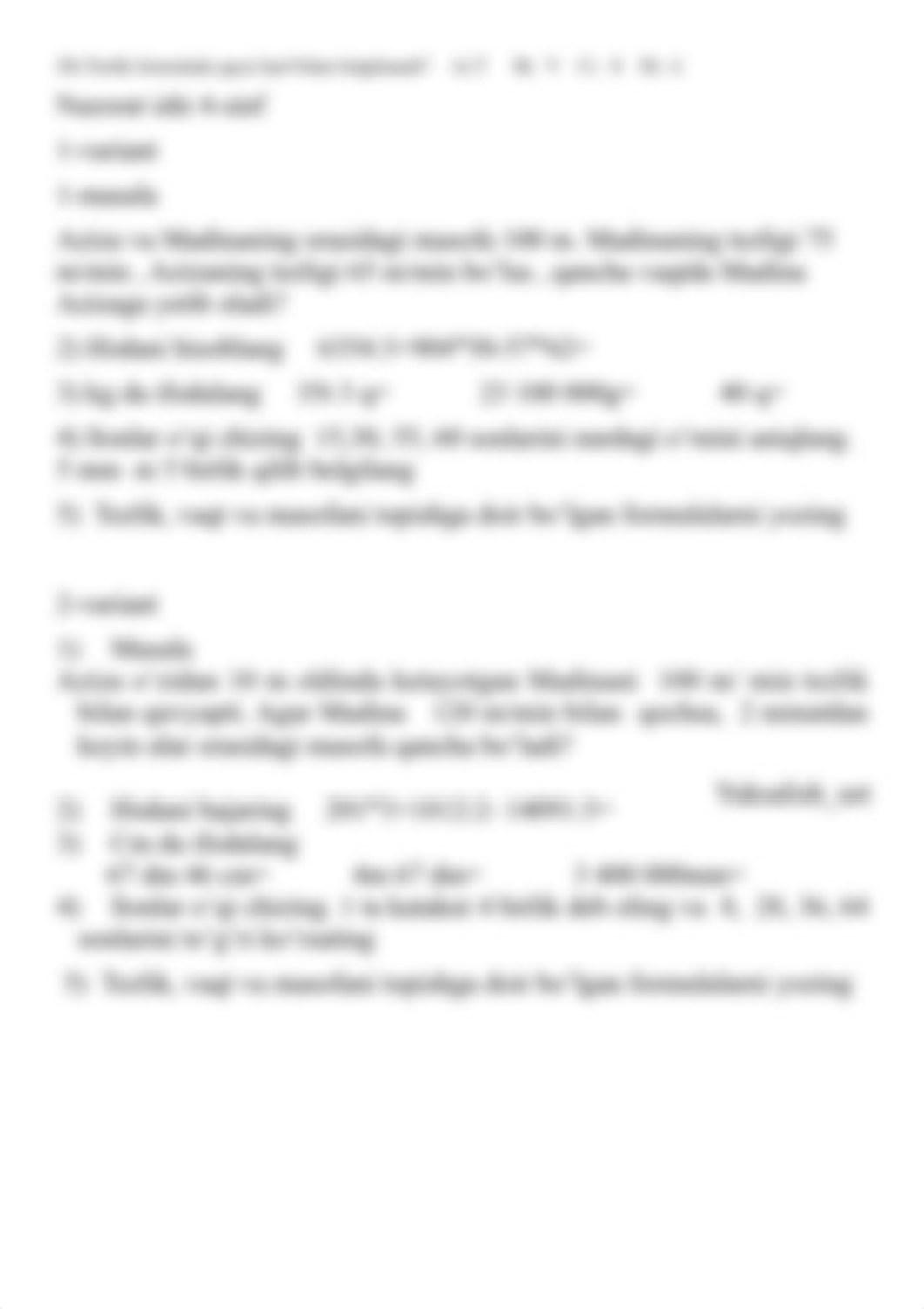 4-sinf  Matematika Nazorat ishi 20 ta  test.docx_d71hke0fr7j_page2