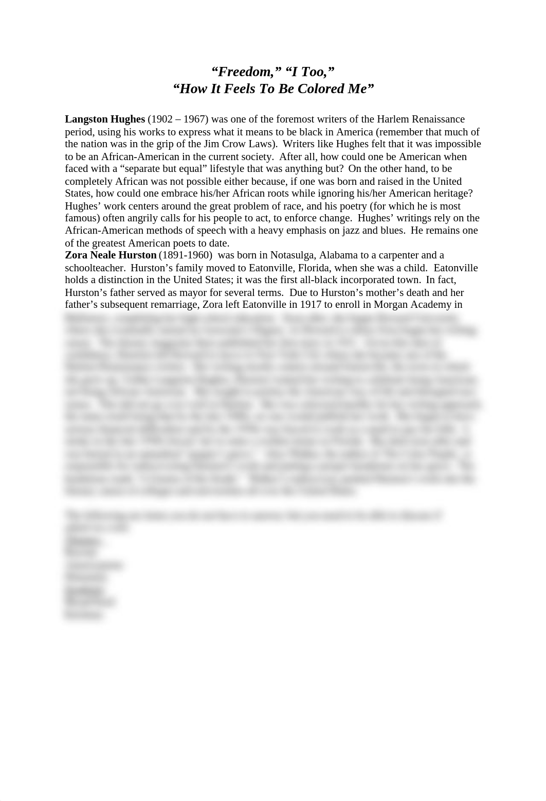 Z.Hurston-L.Hughes questions-Krishauna_Hill.docx_d71mfw03ycb_page1