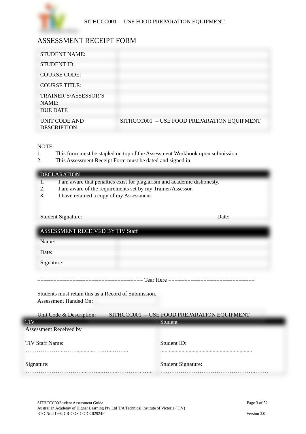 2.0_SITHCCC001 Use food preparation  equipment Student Assessment Guide (1).pdf_d71rbq5tck1_page3