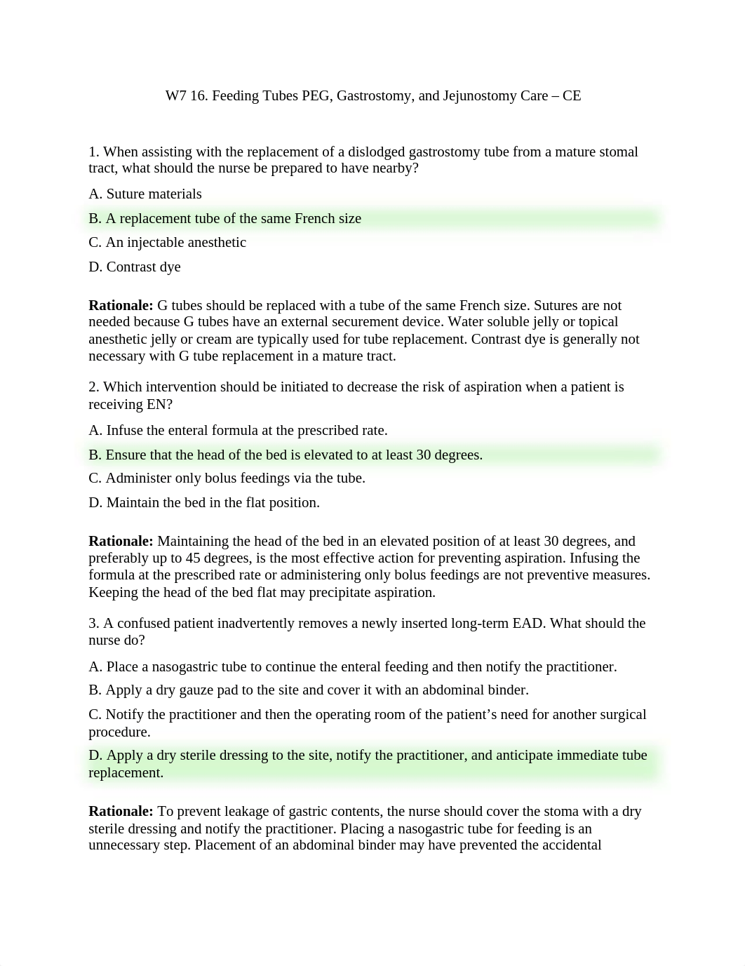 W7 16. Feeding Tubes PEG, Gastrostomy, and Jejunostomy Care - CE.docx_d71rwzlgyap_page1