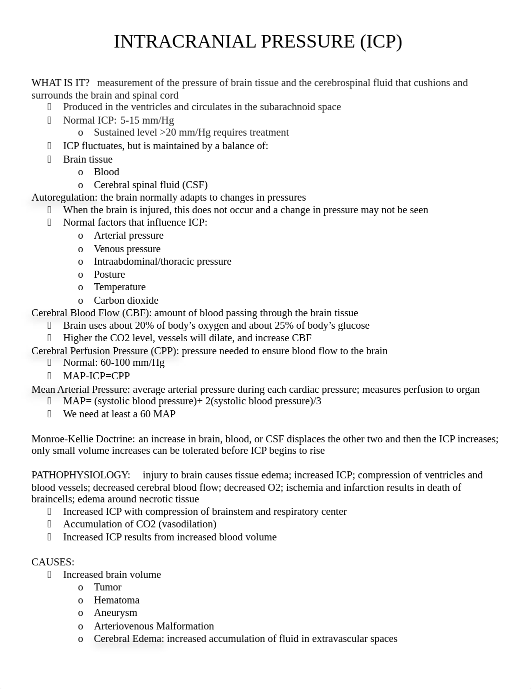 INTRACRANIAL PRESSURE (ICP)
WHAT IS IT? measurement of the pressure of_d71yfell5yj_page1