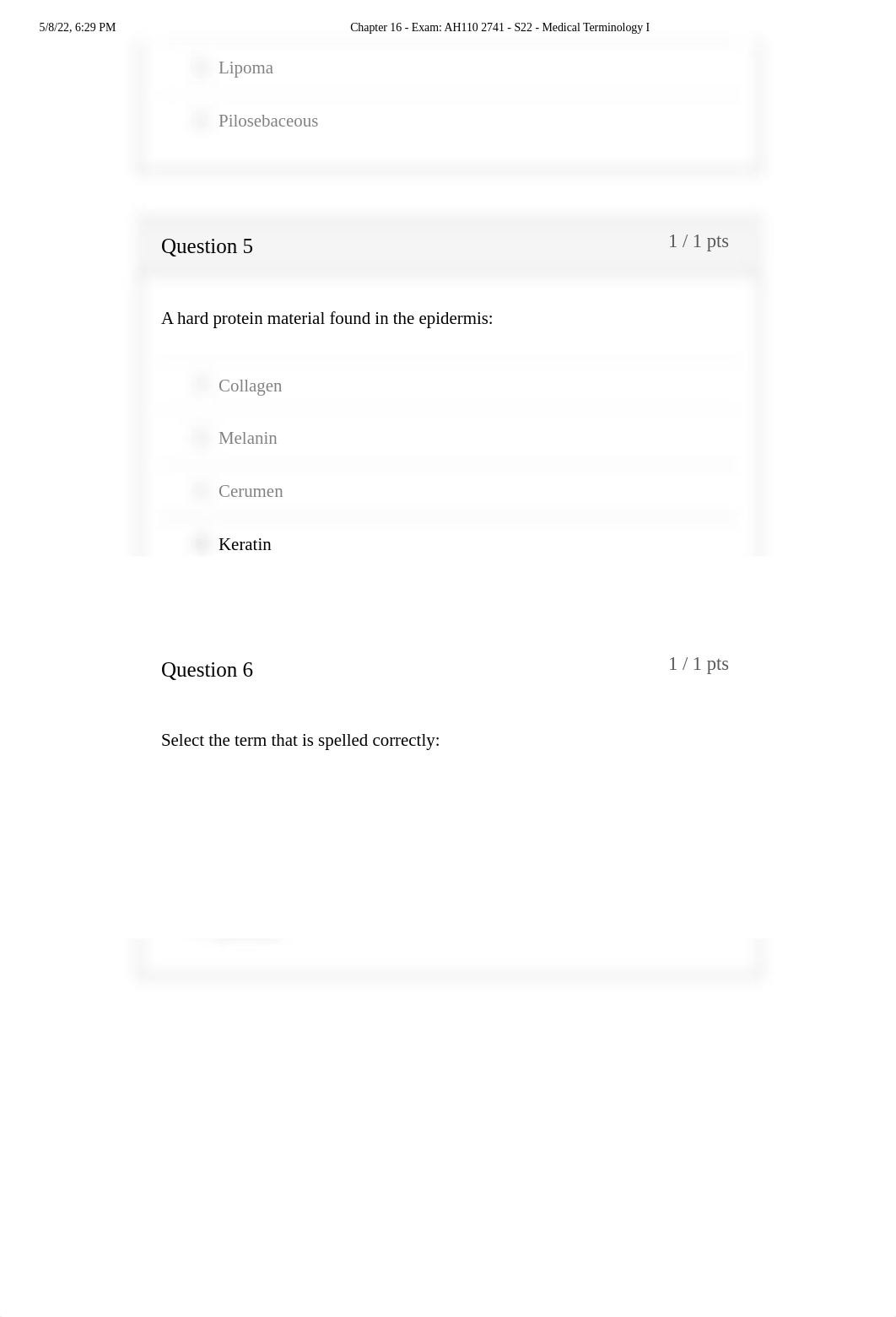 Chapter 16 - Exam_ AH110 2741 - S22 - Medical Terminology I.pdf_d71yryllkas_page3