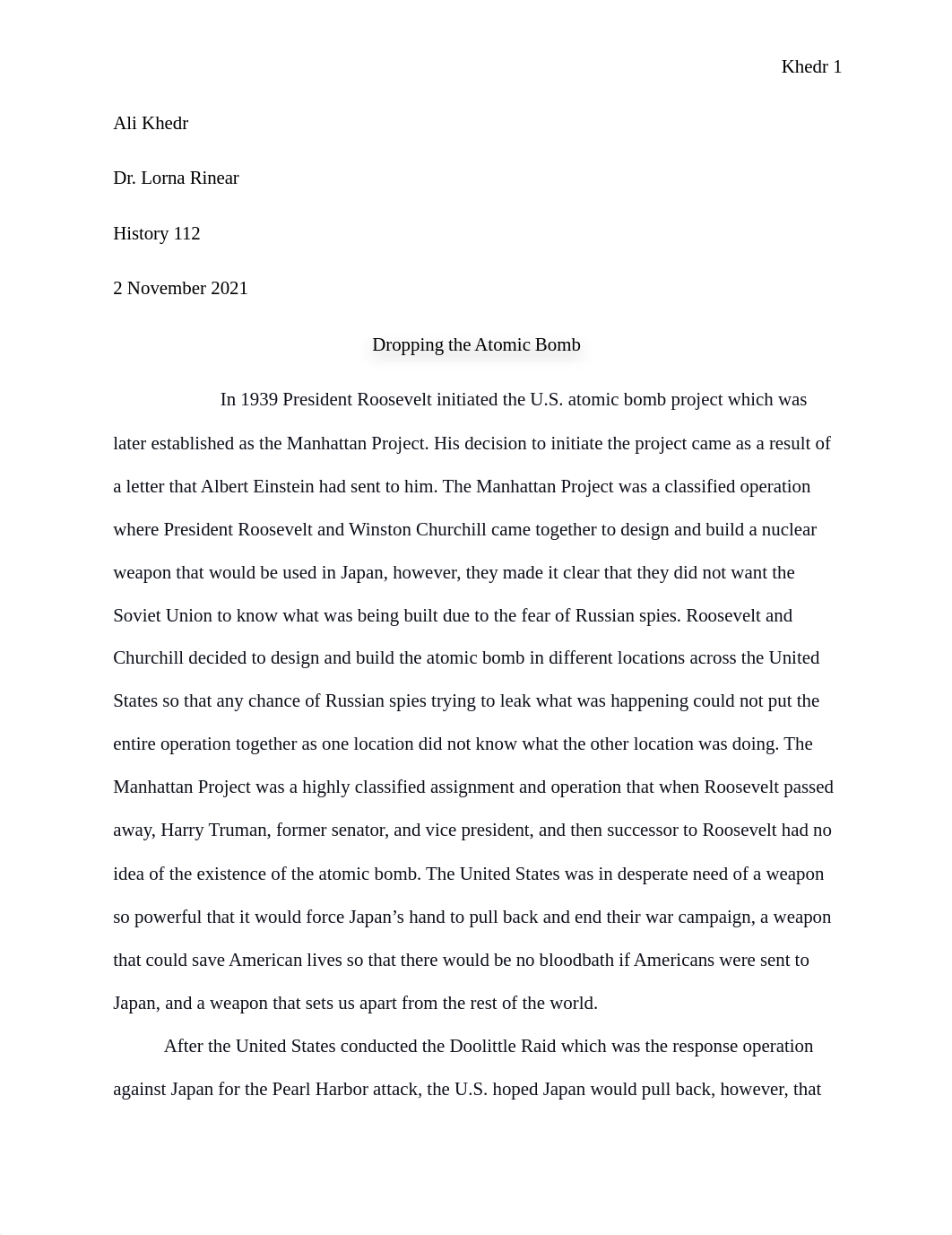 Dropping the Atomic Bomb Essay.docx_d7206su0vow_page1