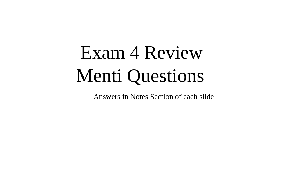 NS 510 660 - Exam 4 Review - Menti Questions - Musculoskeletal, Dosage Calc.pptx_d721f5fyu1a_page1