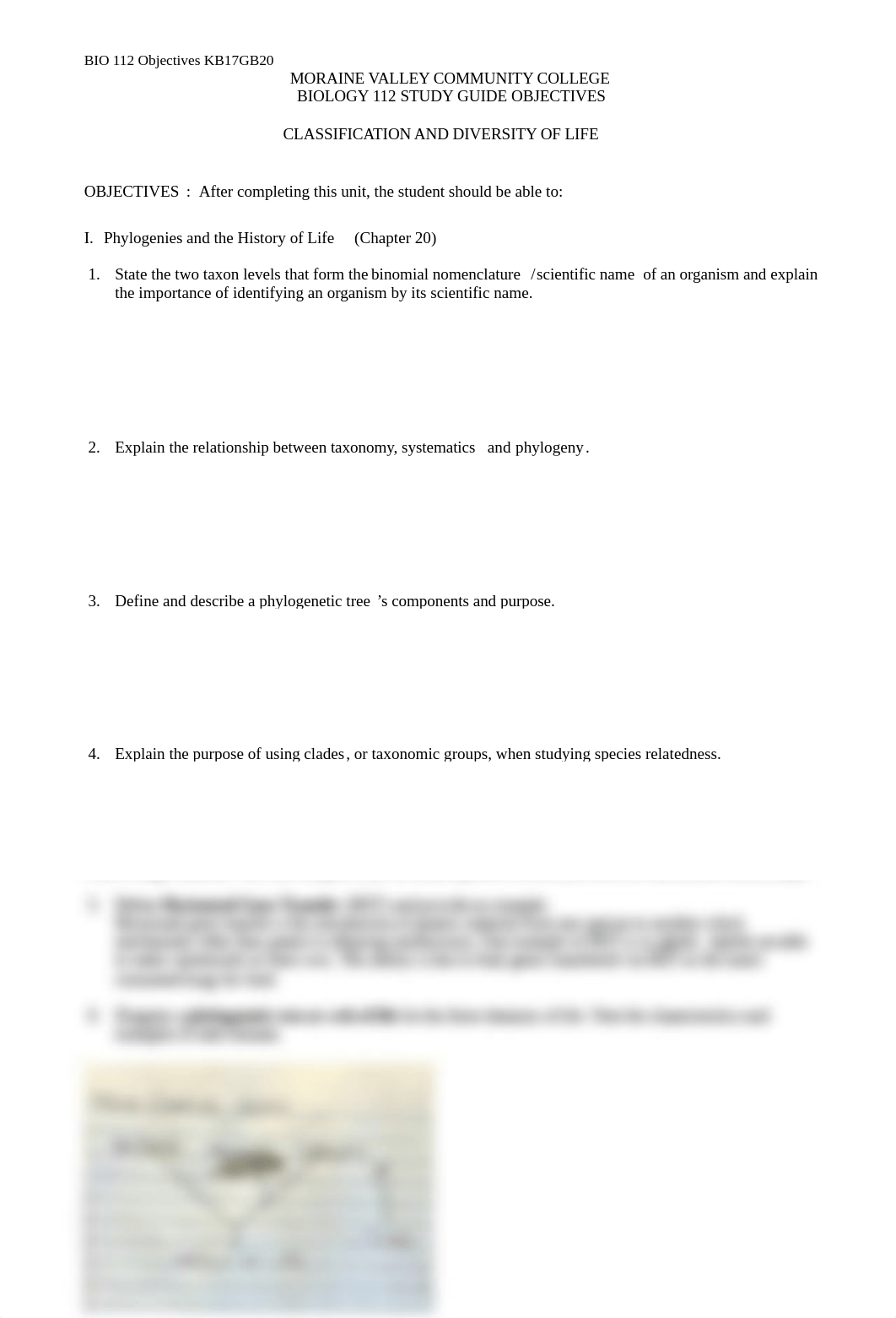 Classification and Diversity Unit Objectives GB 2020.docx_d721giqd0d6_page1