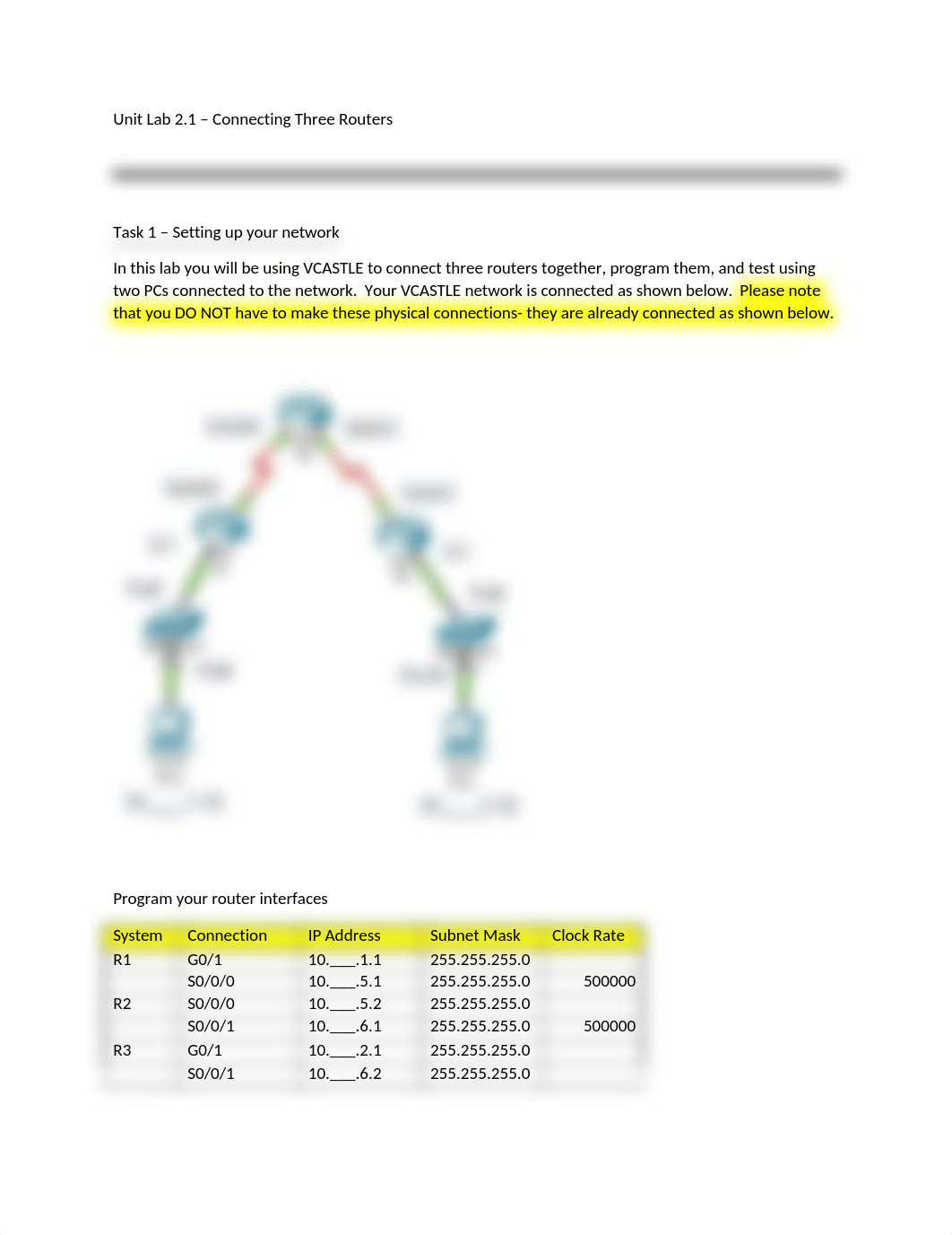 CIS202L Unit 2.1 Lab Connecting Three Routers.docx_d729zsv93eo_page1