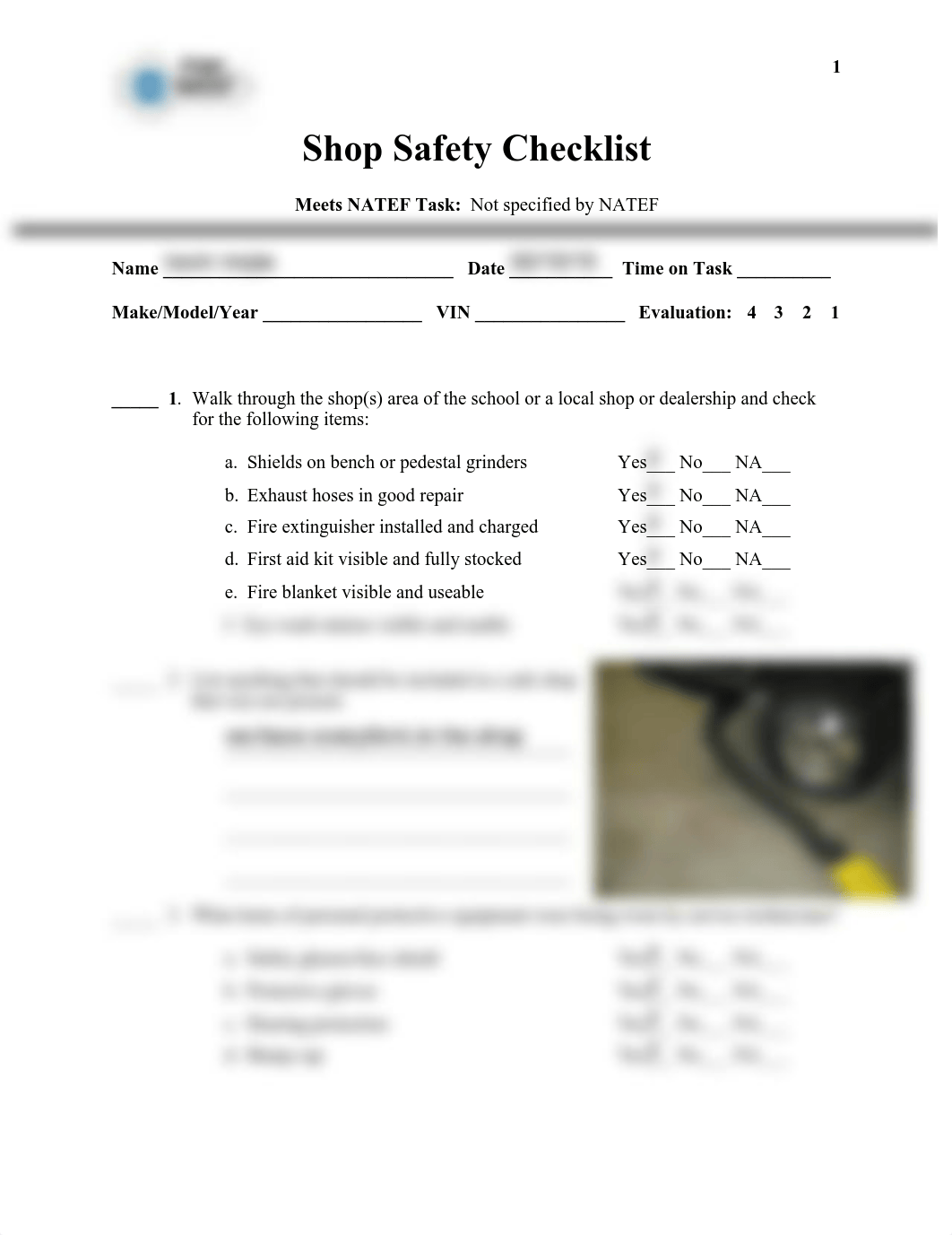 Shop Safety Checklist NATEF Task Sheet.pdf_d72gtg981tx_page1