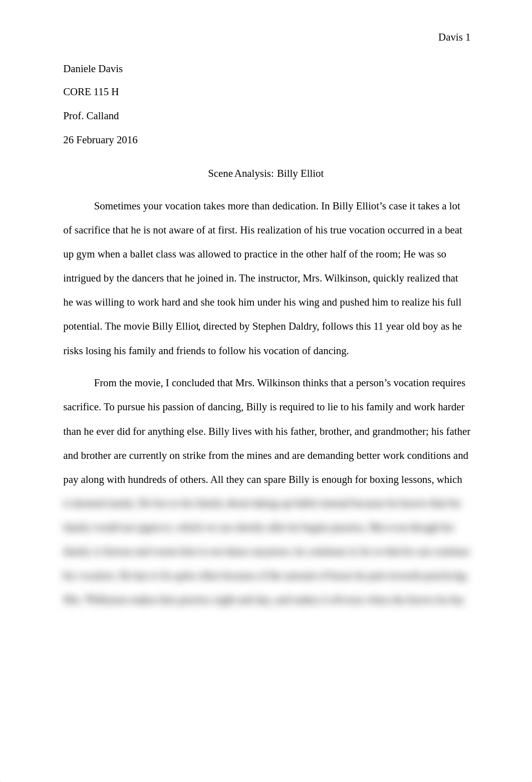 CORE 115 Scene Analysis Billy Elliot_d72lc2cya85_page1