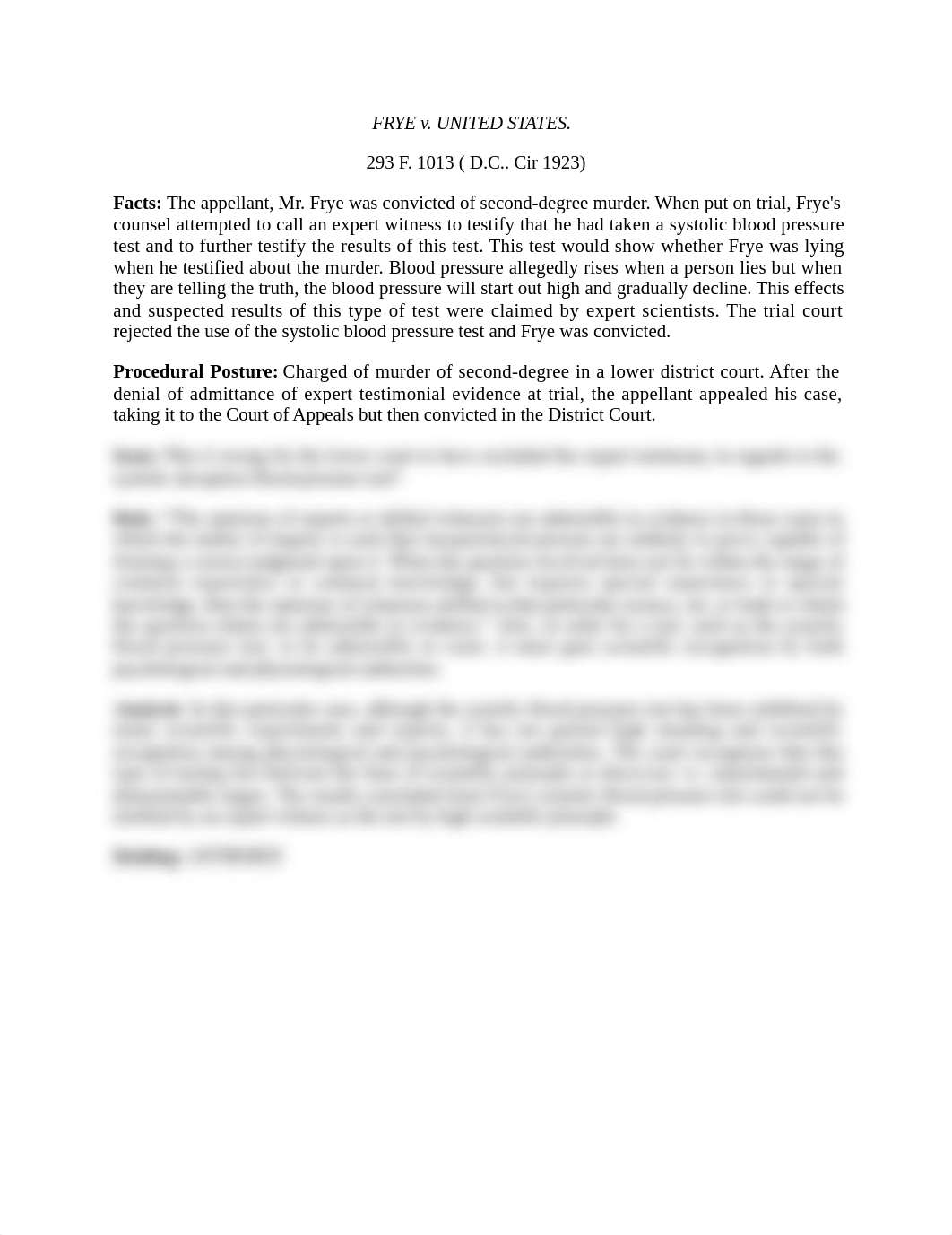 Frye v. US casebrief_d72oqouj3yu_page1