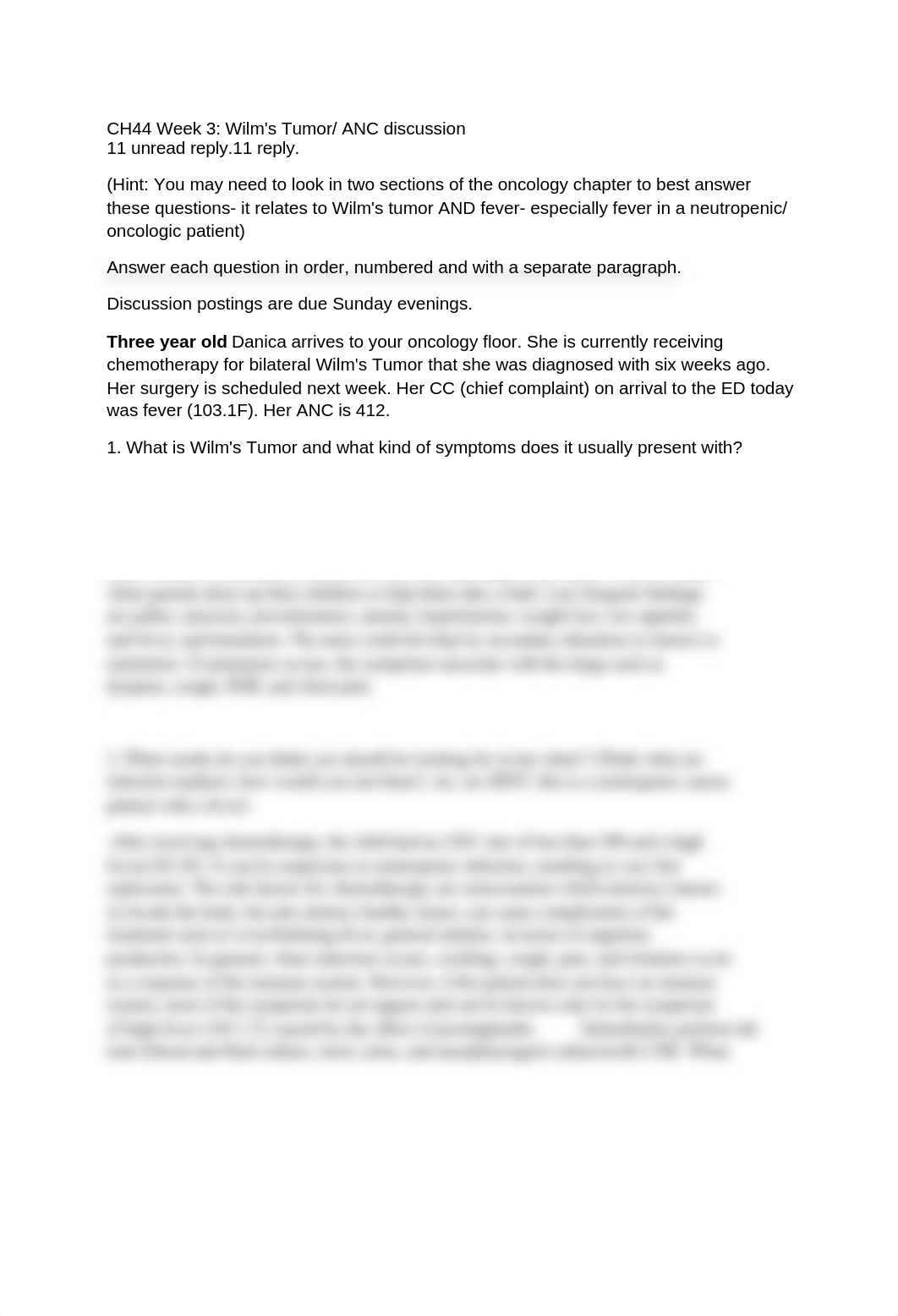 Due 4-23-20 Week 3 Wilm's Tumor_ANC discussiondocx (Autosaved).docx_d72r3fmo3hx_page1