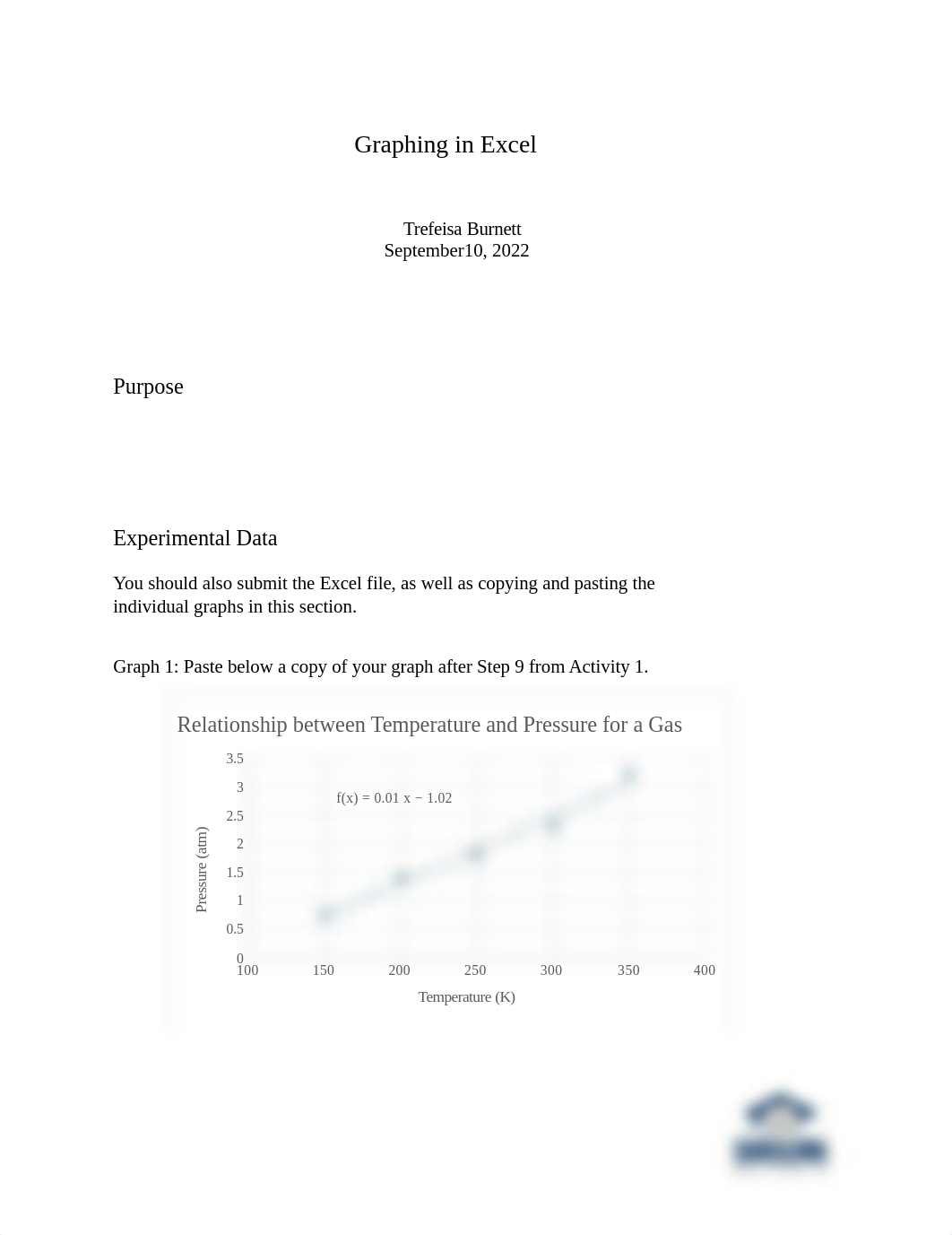 chemistry M1 Lab 1-Graphing in Excel Lab Report dys (2).docx_d72subla2k2_page1