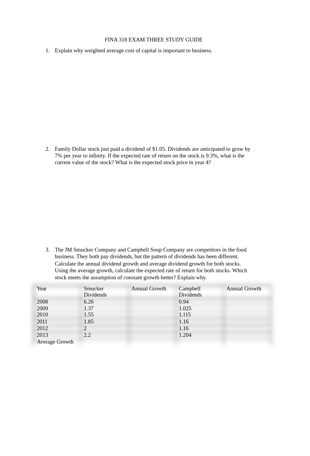 FINA 318 EXAM THREE STUDY GUIDE_d733cc0806d_page1