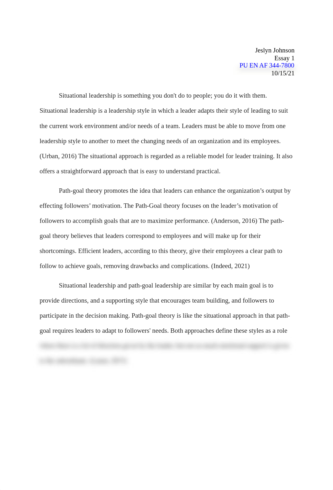 Essay 1 Situational Approach and Path Goal Theory.docx_d73k0kxstia_page1