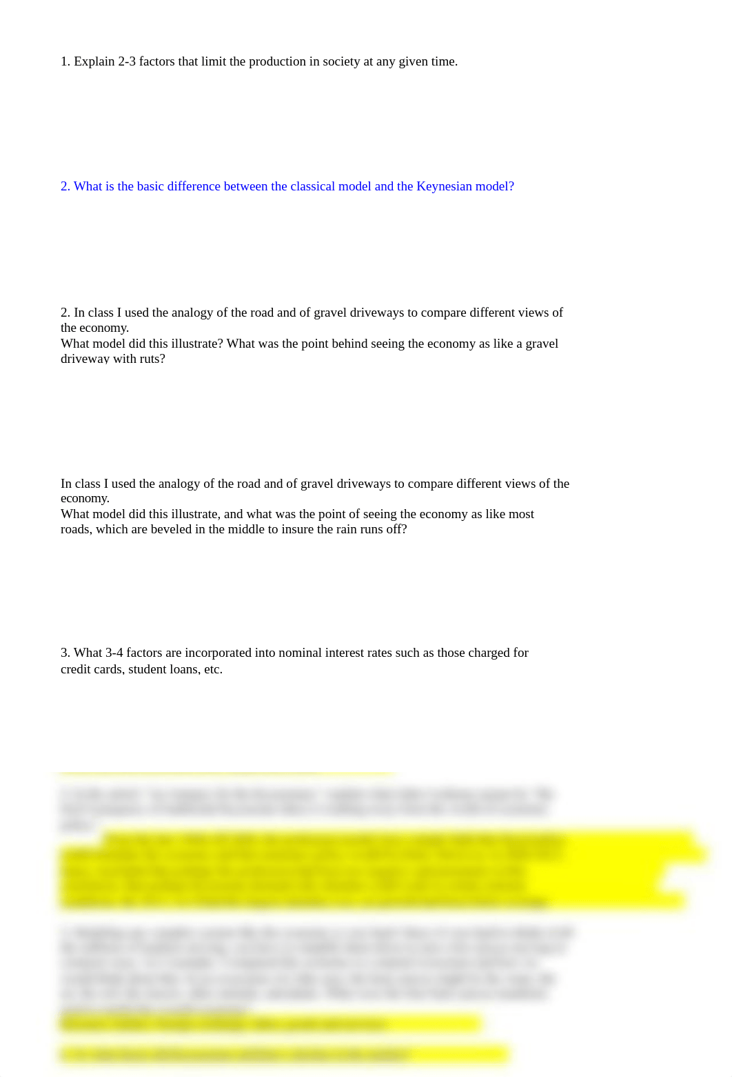 aEcon 101 Midterm Exam 3 Fall 2010AInf Slowdown kingdollar VenDiet ElePR mankiw WindyRepCC CochraneE_d73vf6ih5id_page2