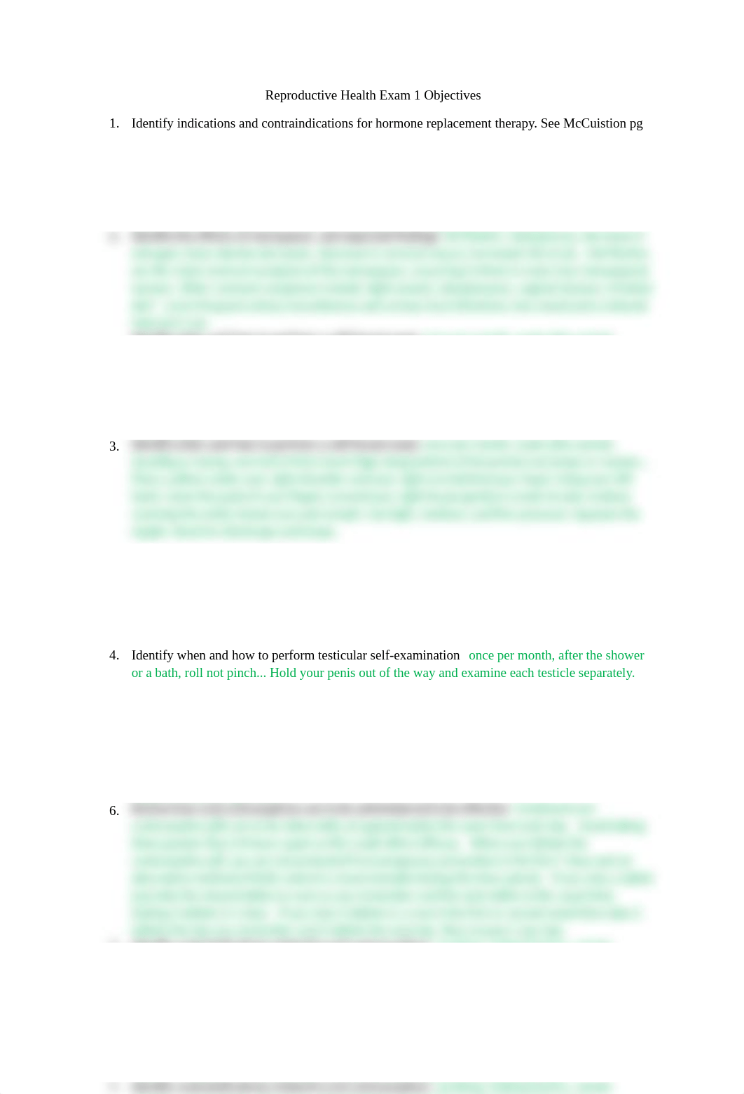 Reproductive Health Exam 1 Study Guide (1).docx_d73z4vjtk97_page1