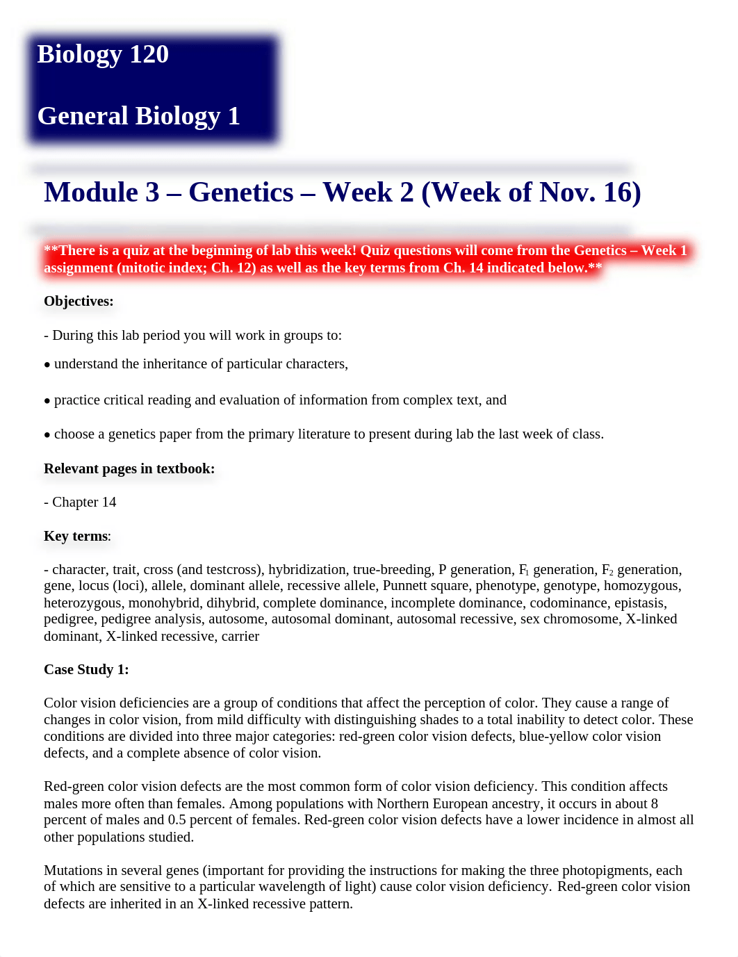 BIOL 120 - Lab Module 3 - Genetics - Weeks 2-4_d73zzp60wna_page1