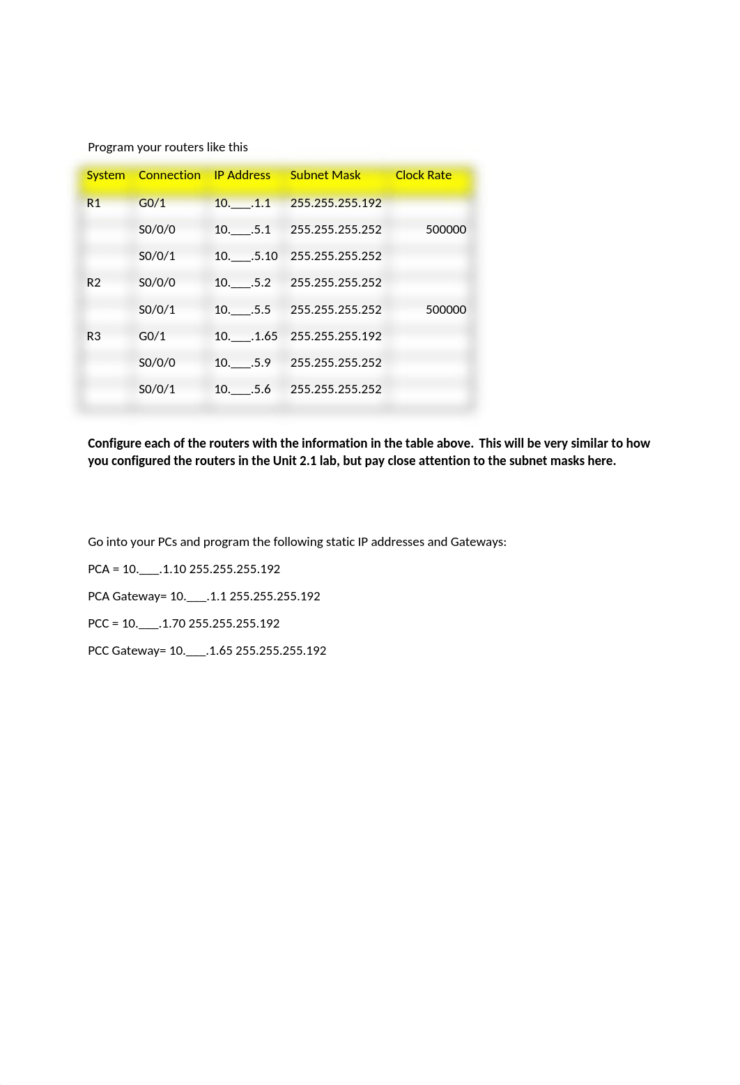 CIS202L Unit 2.2 Lab  Subnetting and RIPv2.docx_d749atg3i3w_page2