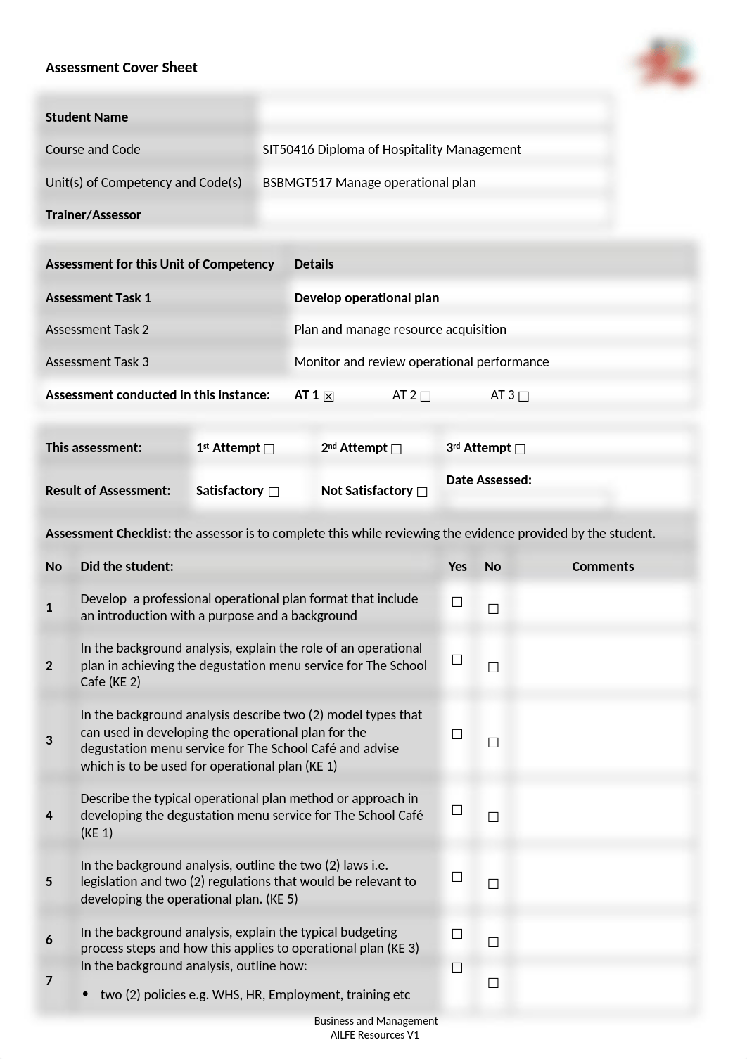 BSBMGT517 Assessment Task 1_Operational Plan Report (Vol 1)_Student Workbook Template.docx_d74bcmw6sio_page1