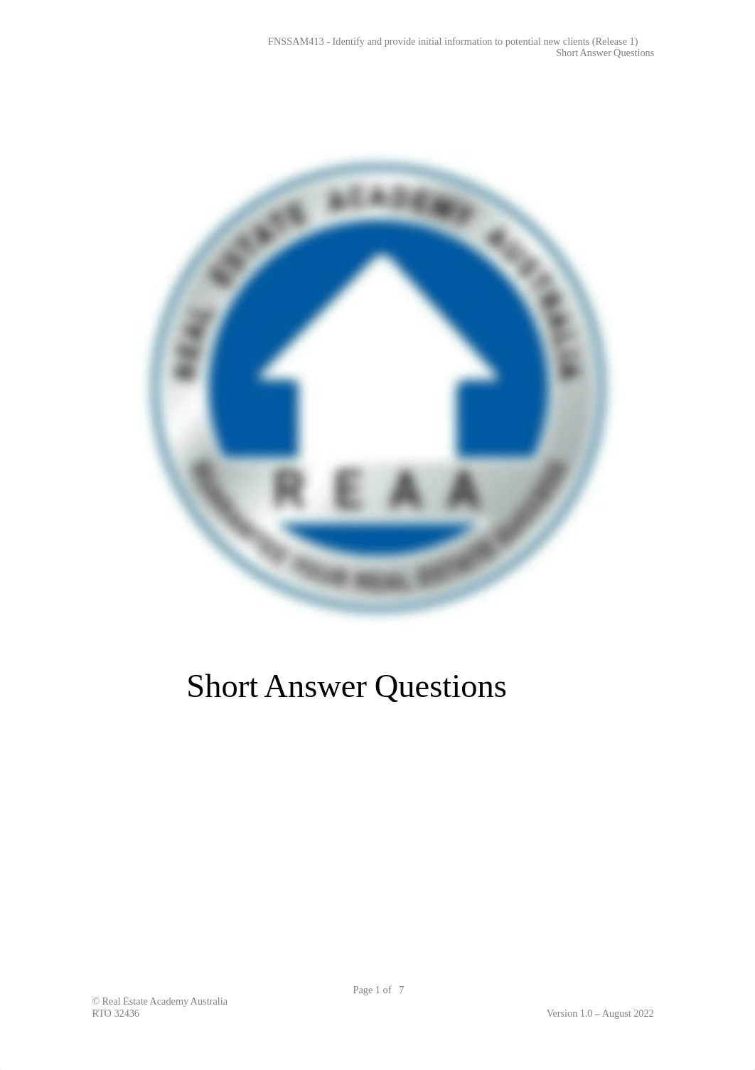 FNSSAM413 - Short Answer Questions v1.0 (1).docx_d74clent95j_page1