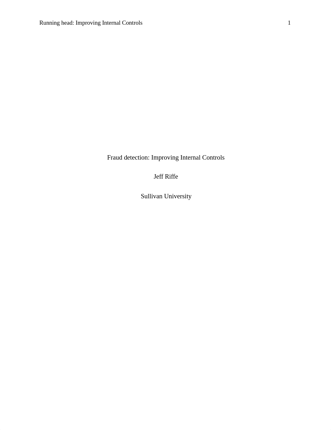 Fraud detection Improving Internal Controls.docx_d74dhjft4ao_page1