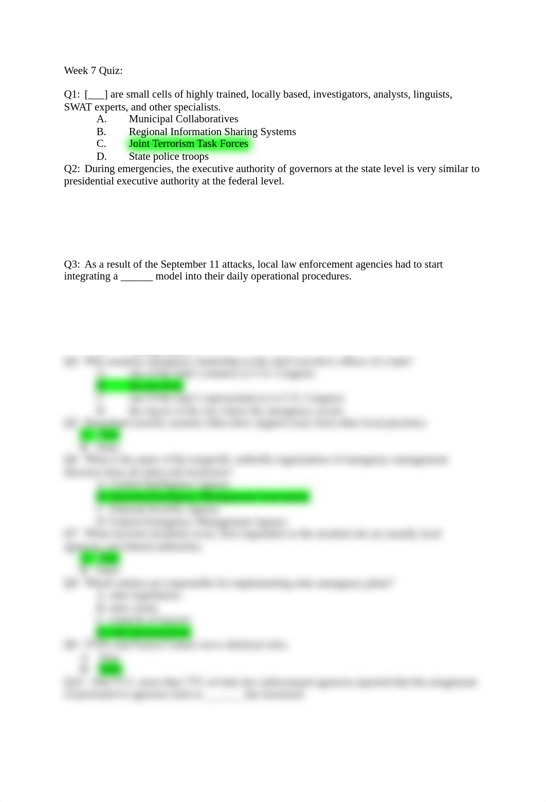 HLS 3000 - WEEK 7 QUIZ  - SPRING 2022.pdf_d74hau7kqon_page1