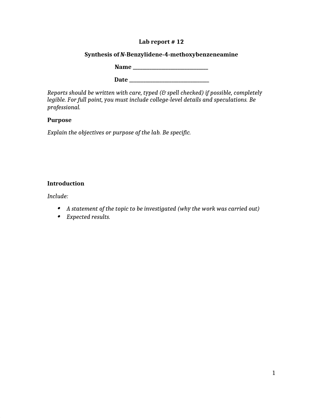 12._Updated Imine lab report sheet.docx_d74hgitg5g8_page1