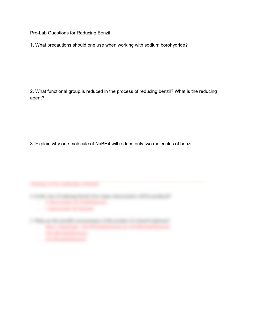 Pre-Lab Questions for Reducing Benzil.pdf_d74qz46cb85_page1