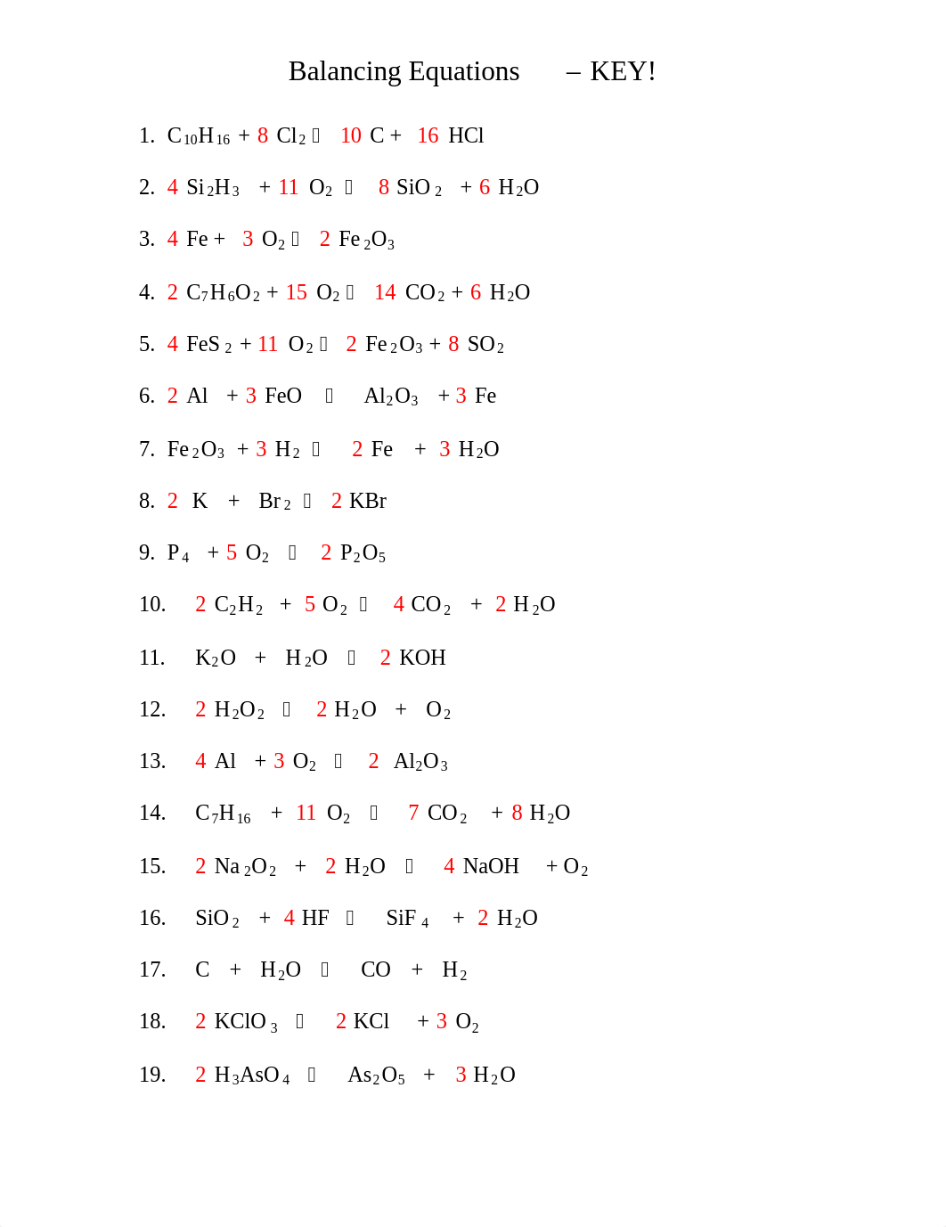 6. Additional Balancing Practice Problems Key.pdf_d74wuvfagxi_page1