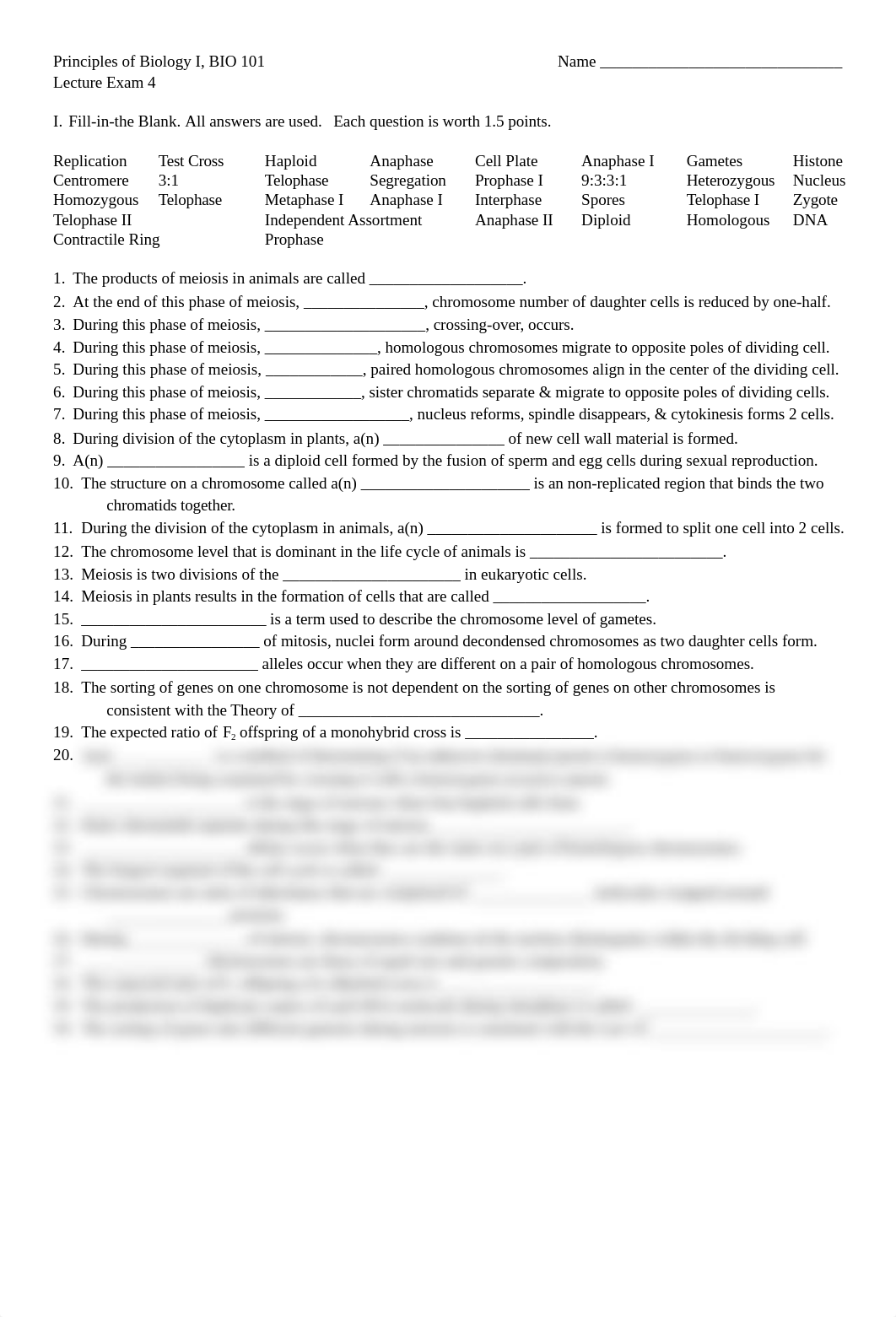 BIO 101 - Exam 4 - spring 2015_d7528ym32l4_page1