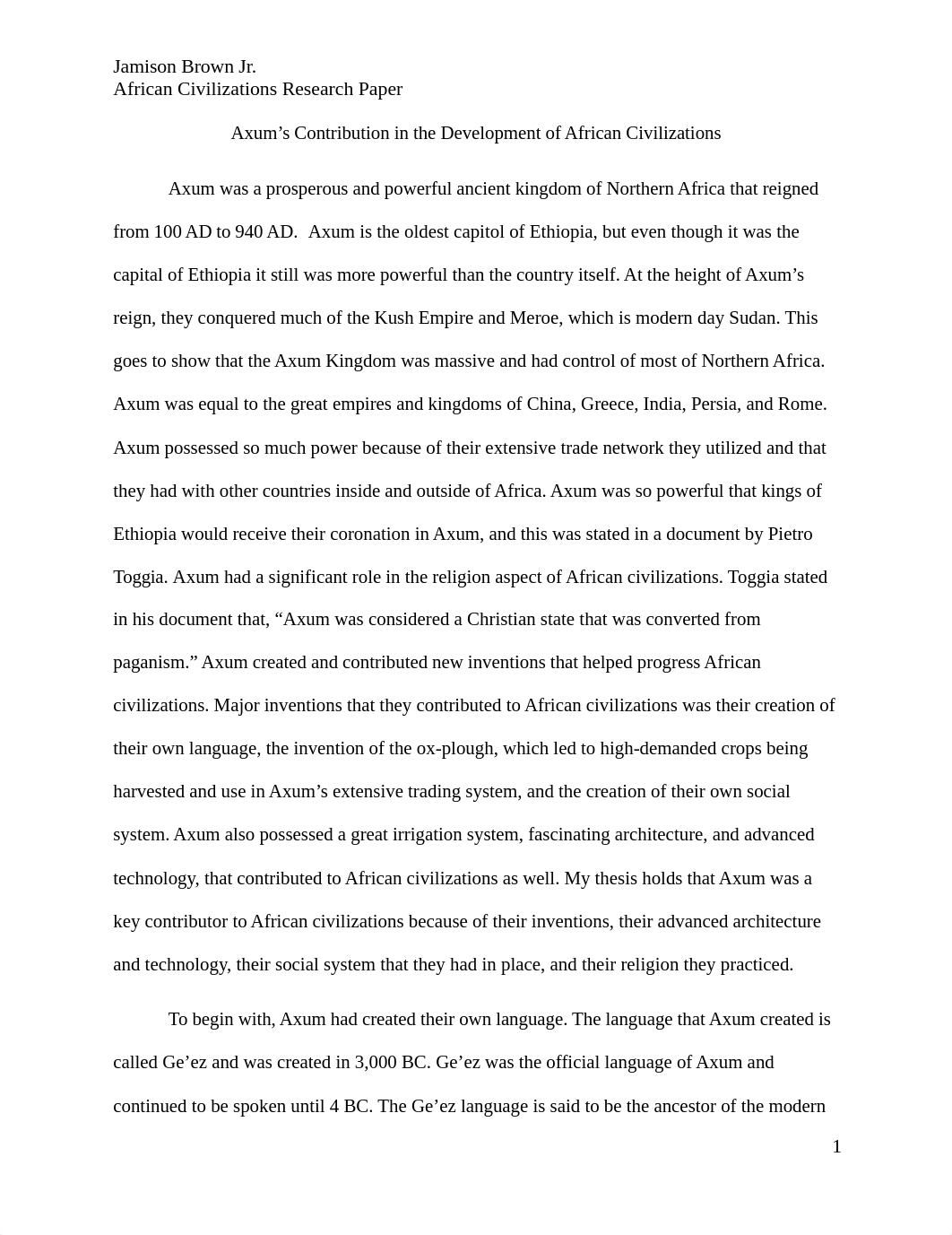 African Civilizations Research Paper.docx_d755h9ccn7q_page1