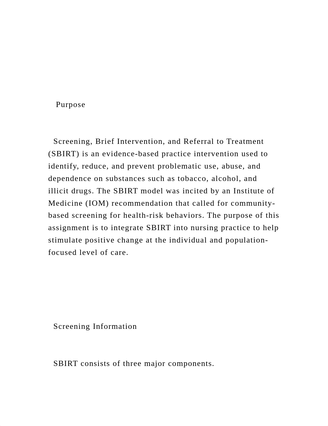 Purpose    Screening, Brief Intervention, and Referral.docx_d75ez20j4lc_page2