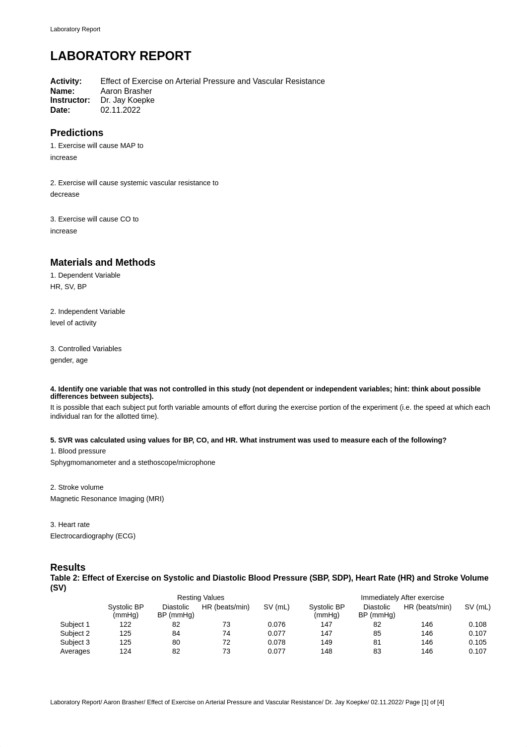 Chapter 21 PowerPhys Laboratory report Effect of Exercise on Arterial Pressure and Vascular Resistan_d75hhrec3dd_page1