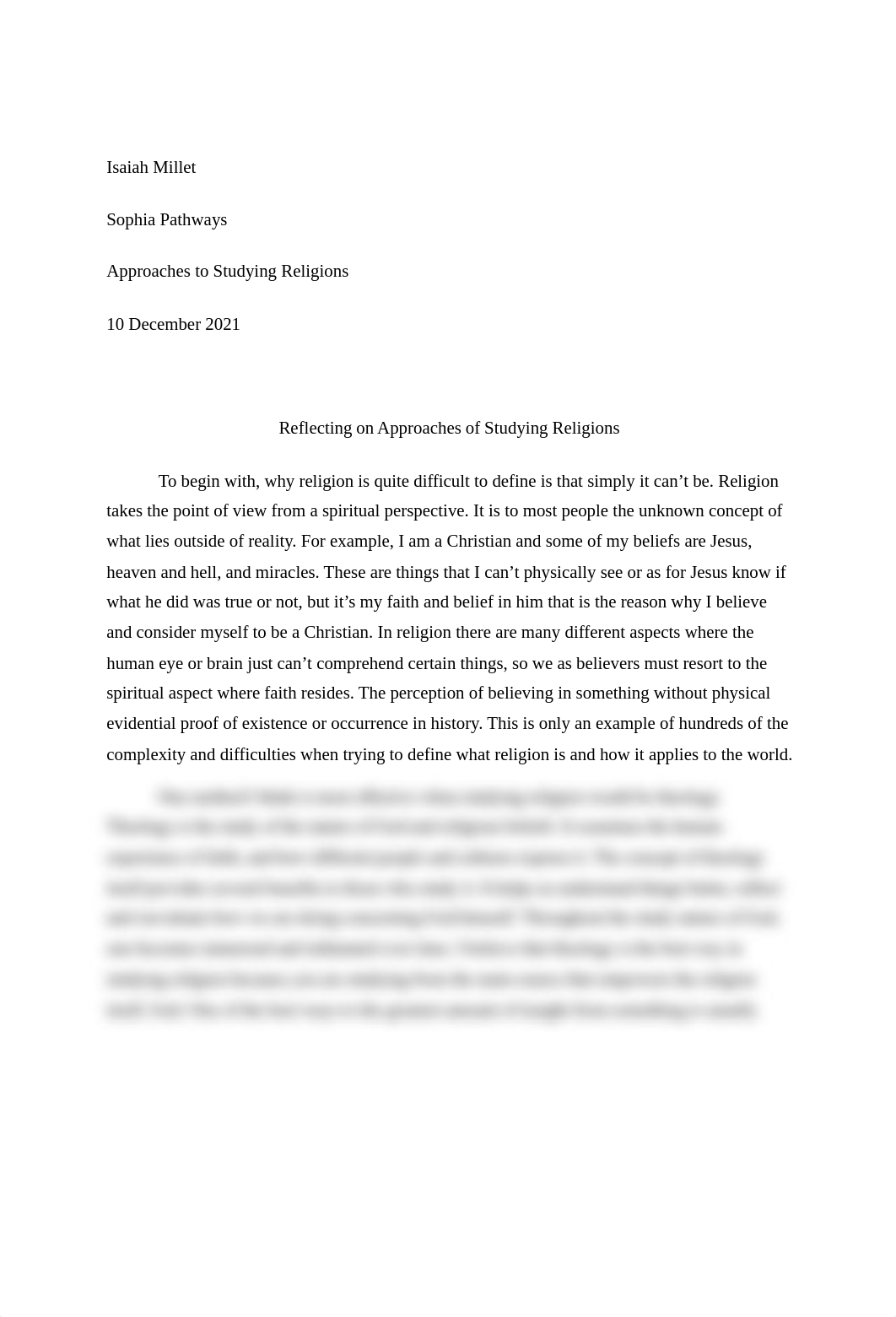 Reflecting on Religion Essay (Completed).docx_d75io62vbjf_page1