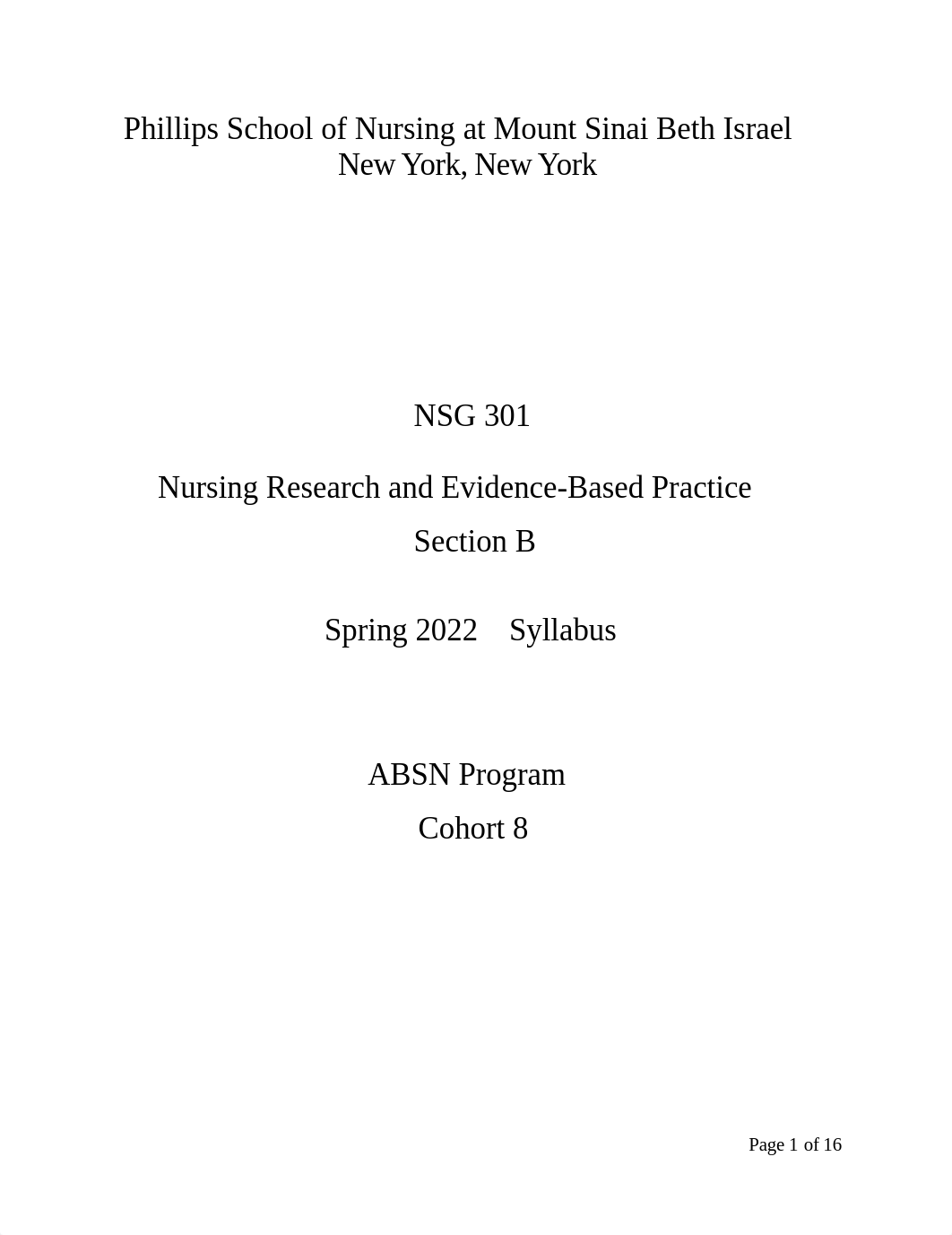 NSG 301 - Syllabus Spring 2022.1.16.2022.docx_d75yq9qp4ef_page1