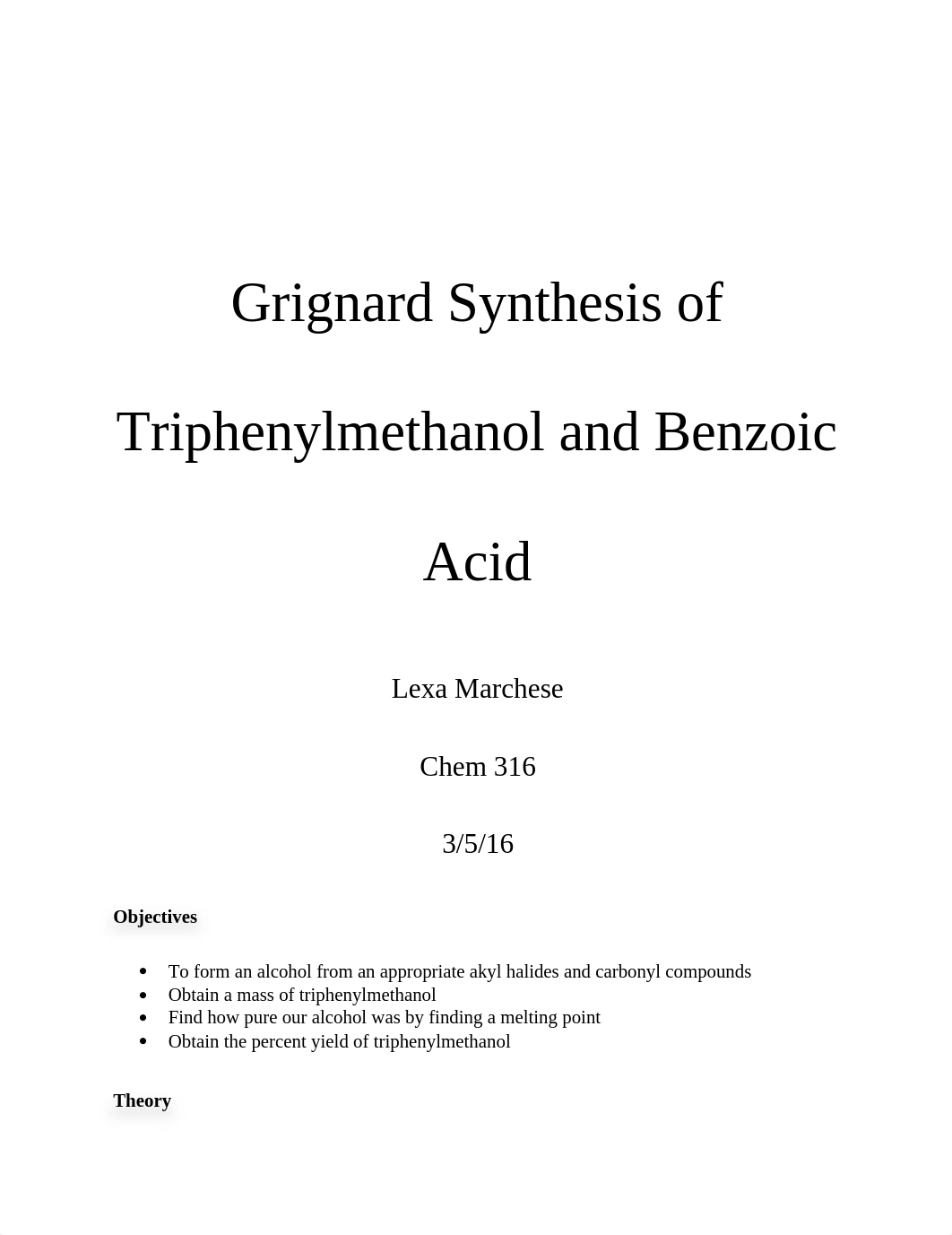 Grignard Synthesis of Triphenylmethanol and Benzoic Acid Lab.docx_d760d41klc2_page1