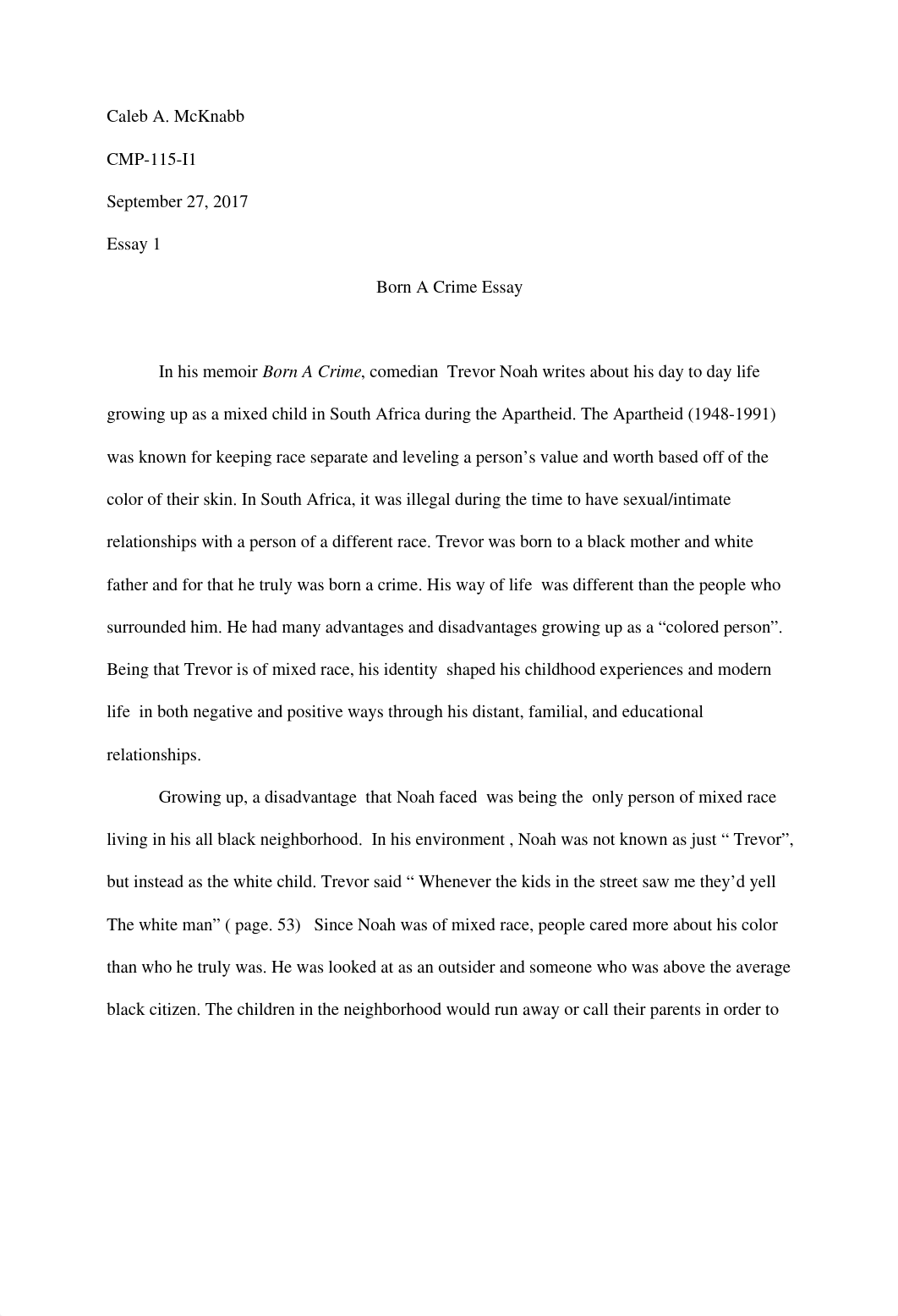 Caleb McKnabb - Essay 1 Final (1).docx_d763wdbx1t0_page1