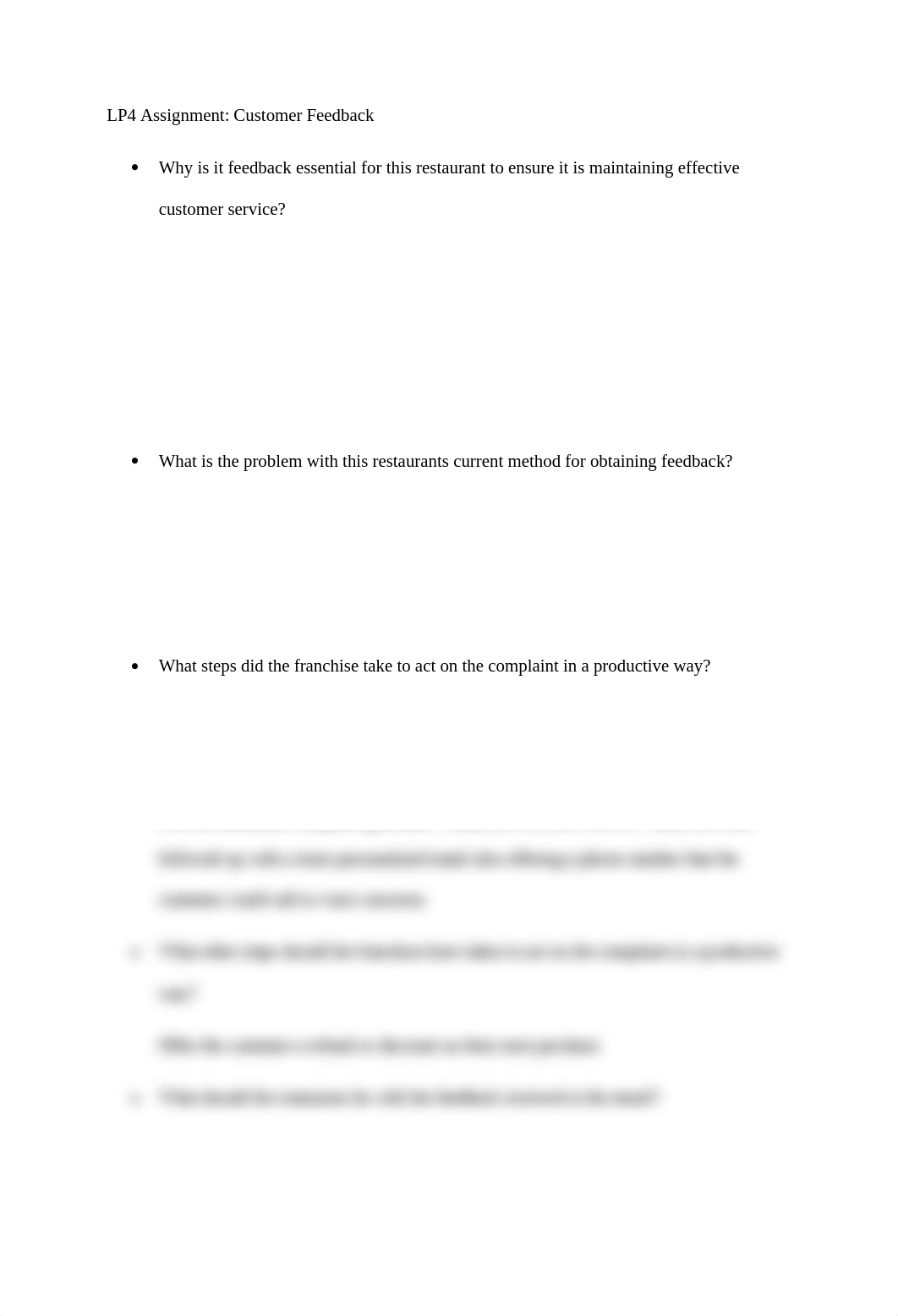 LP4 Assignment Customer Feedback_d765p40e263_page1