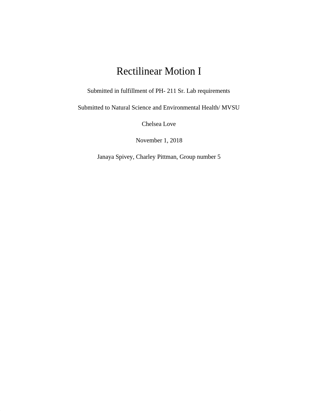 Rectilinear Motion I.docx_d766h384kb7_page1