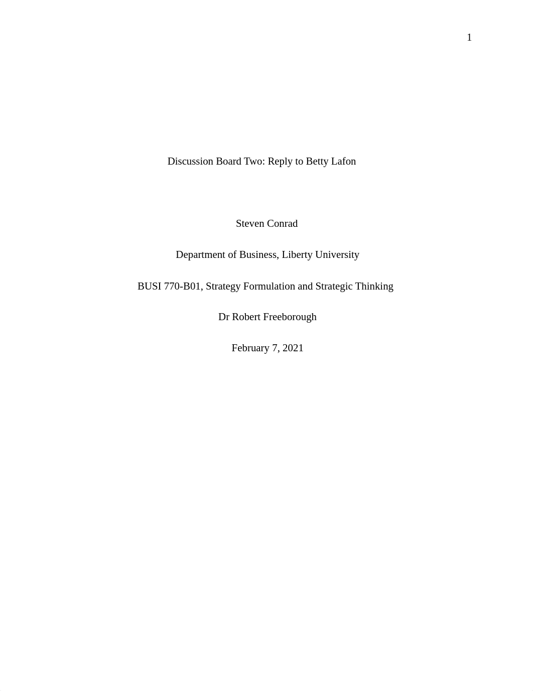 BUSI 770-B02_DB2_Reply to Betty Lafon_Steven Conrad.docx_d76eknn7x7h_page1