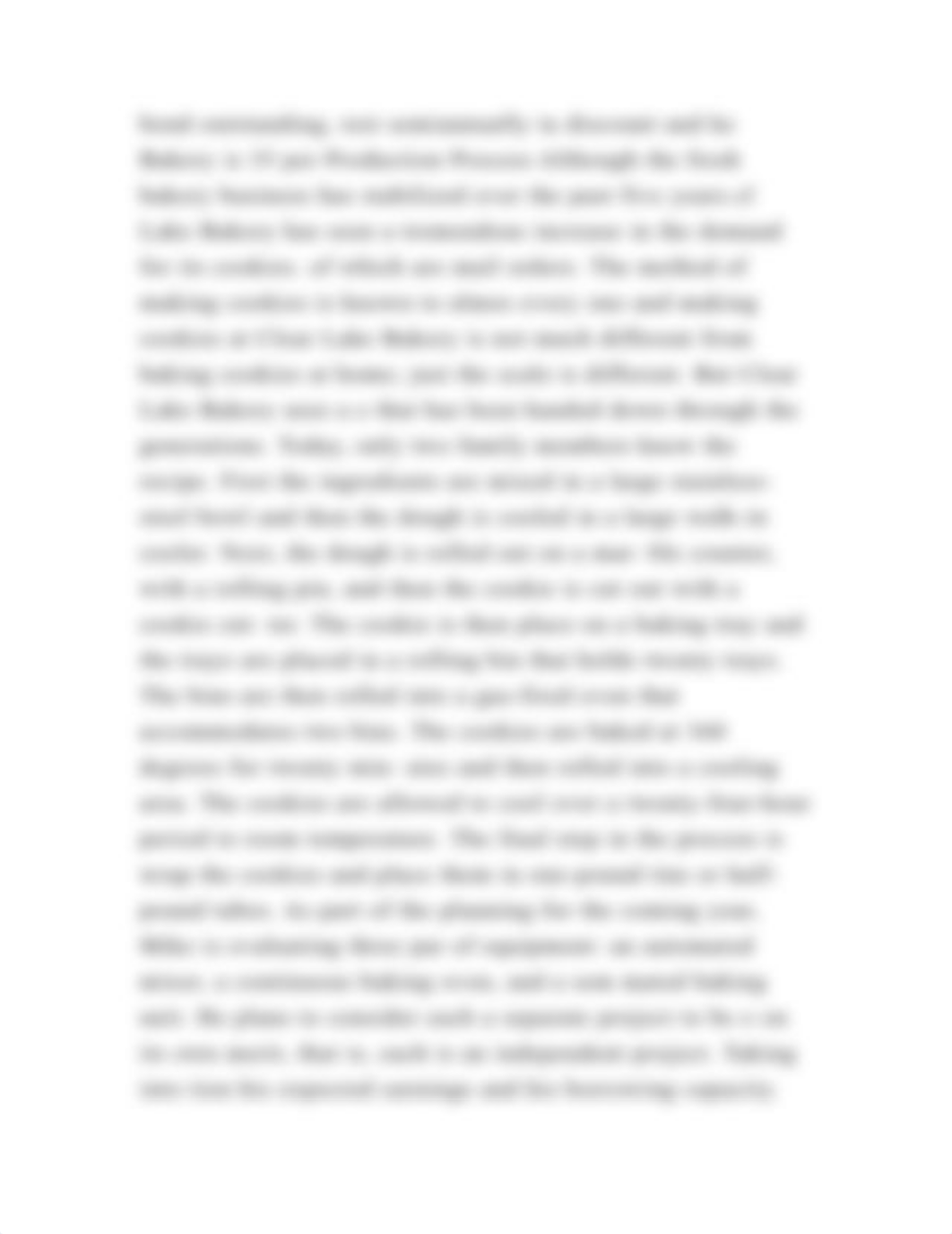 CASE 2 4 CLEAR LAKE BAKERY CAPITAL BUDGETING Mike Ulig, a fourth gene.docx_d76idvc849j_page4