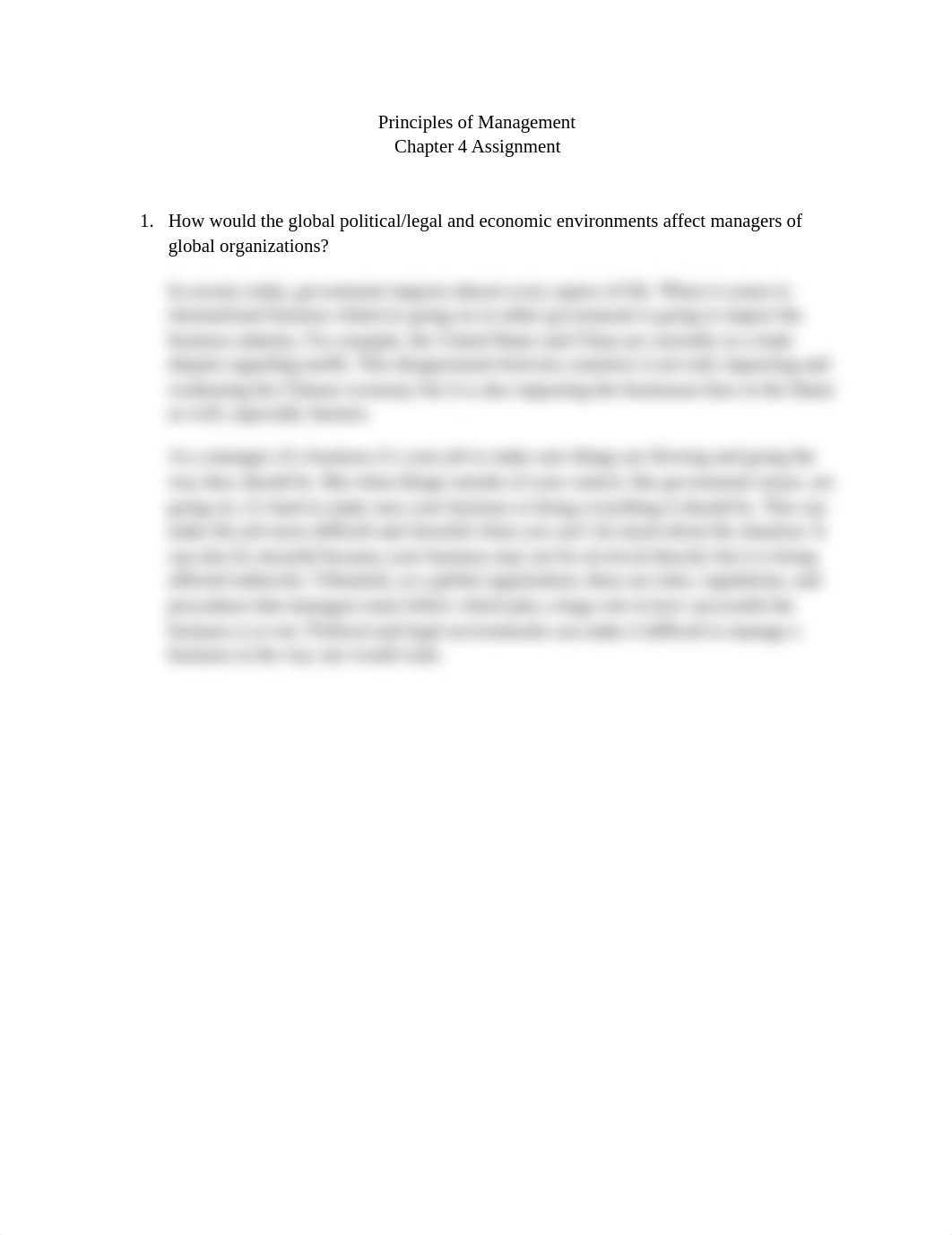 Assignment 4 - Political & Legal Environment Impact on Global Organizations.docx_d76nisev8t7_page1