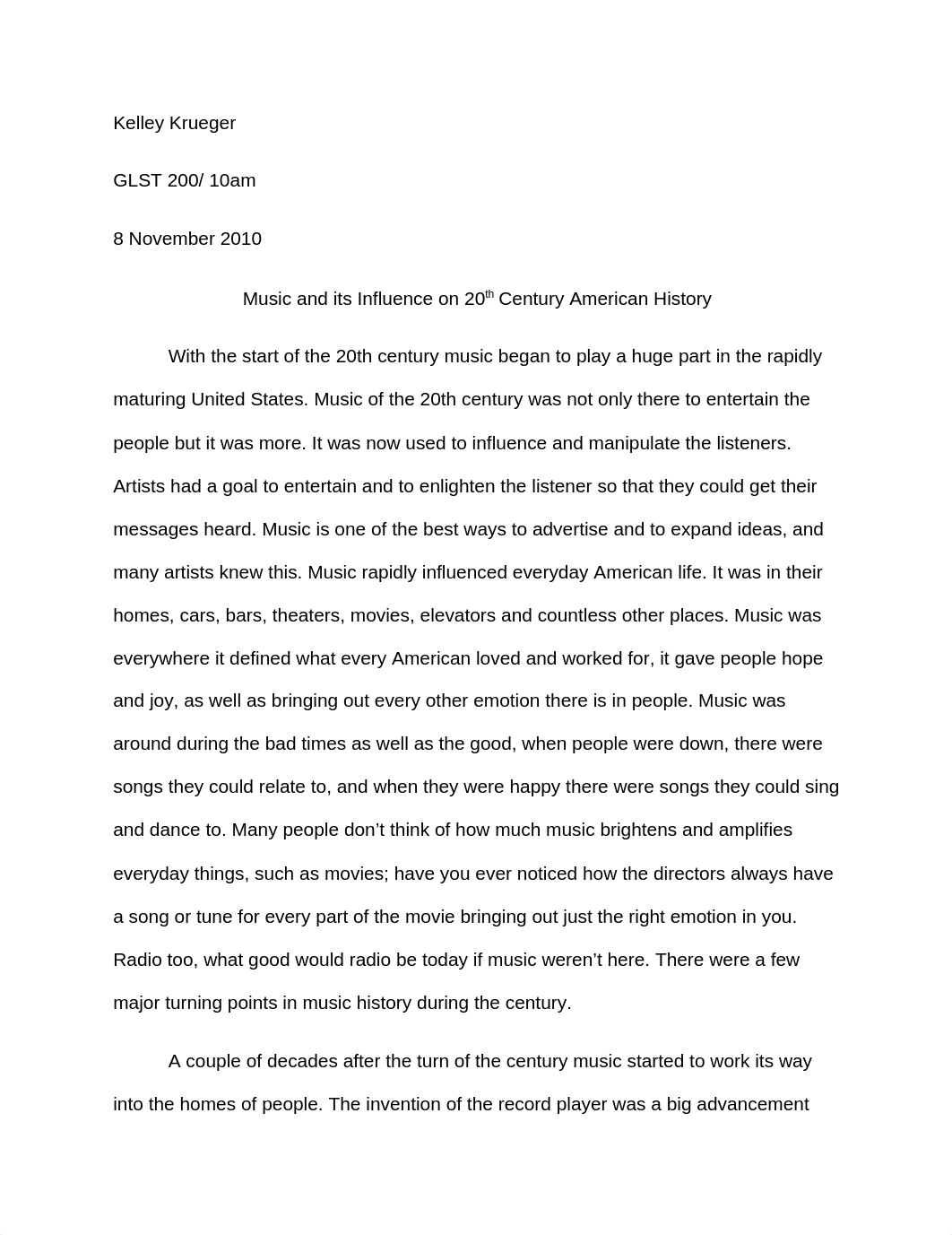 Music and its Influence on 20th Century American History (final draft)_d76unbd6kpm_page1